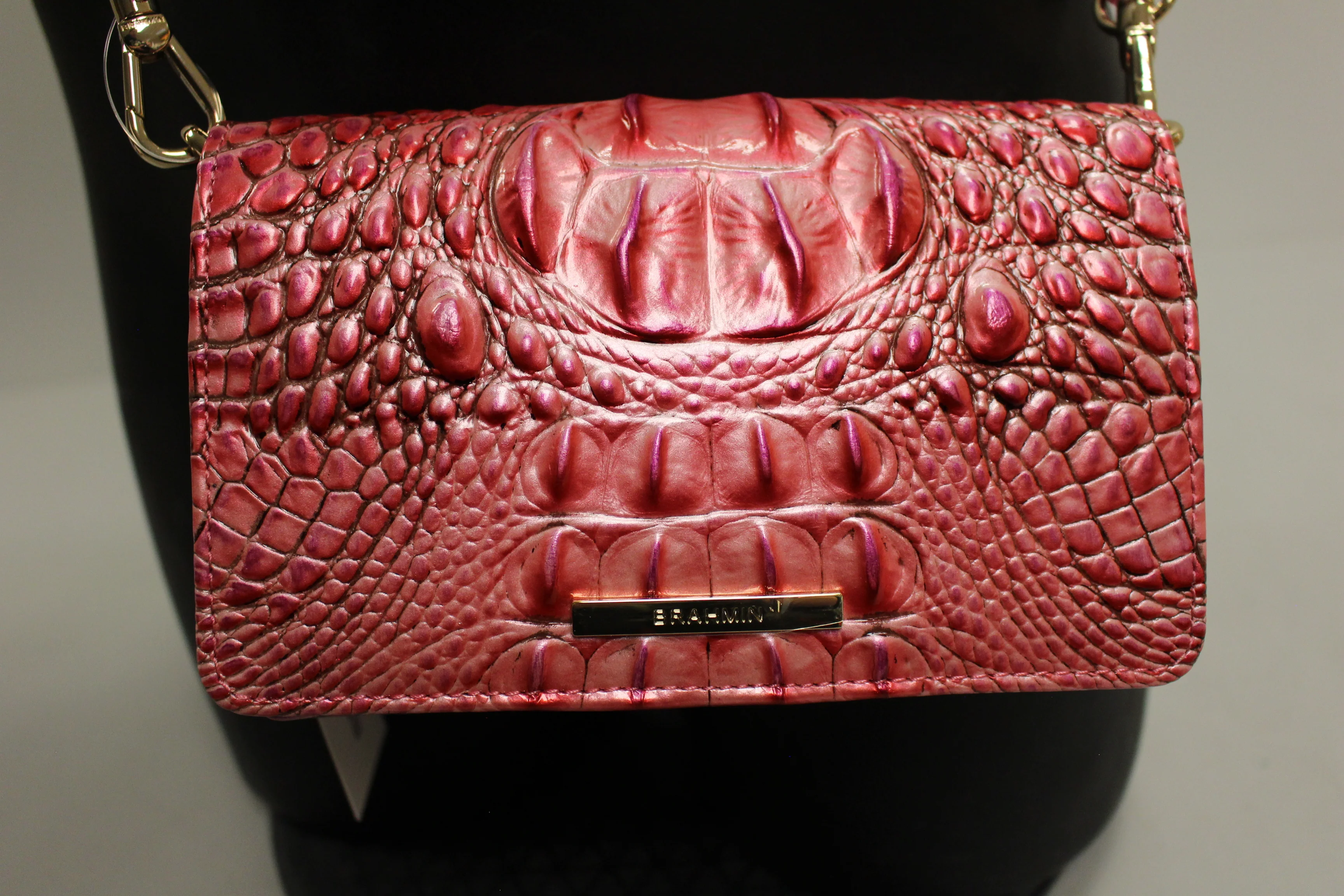 Brahmin Minuette Crossbody Bag - French Rose Melbourne - Leather - New - Image 3