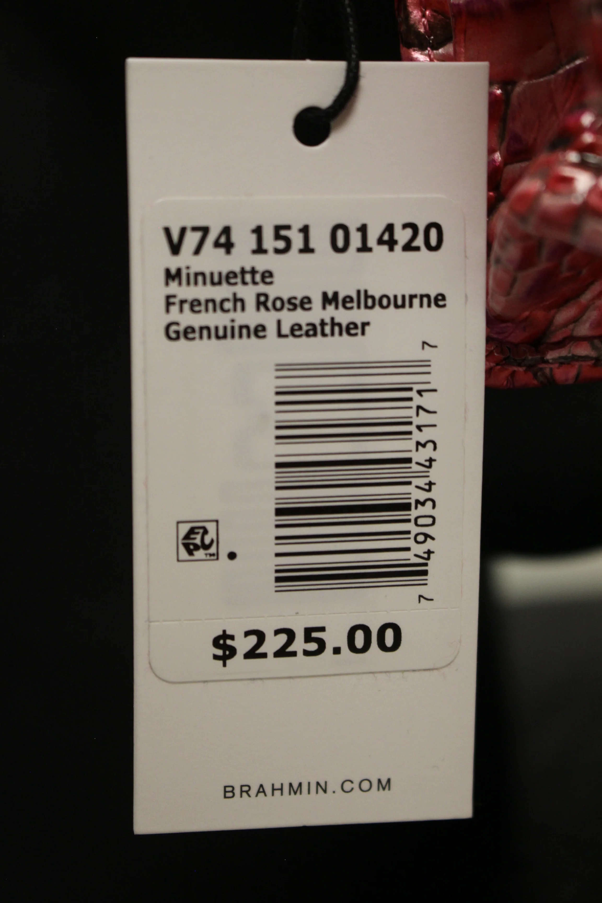 Brahmin Minuette Crossbody Bag - French Rose Melbourne - Leather - New - Image 5