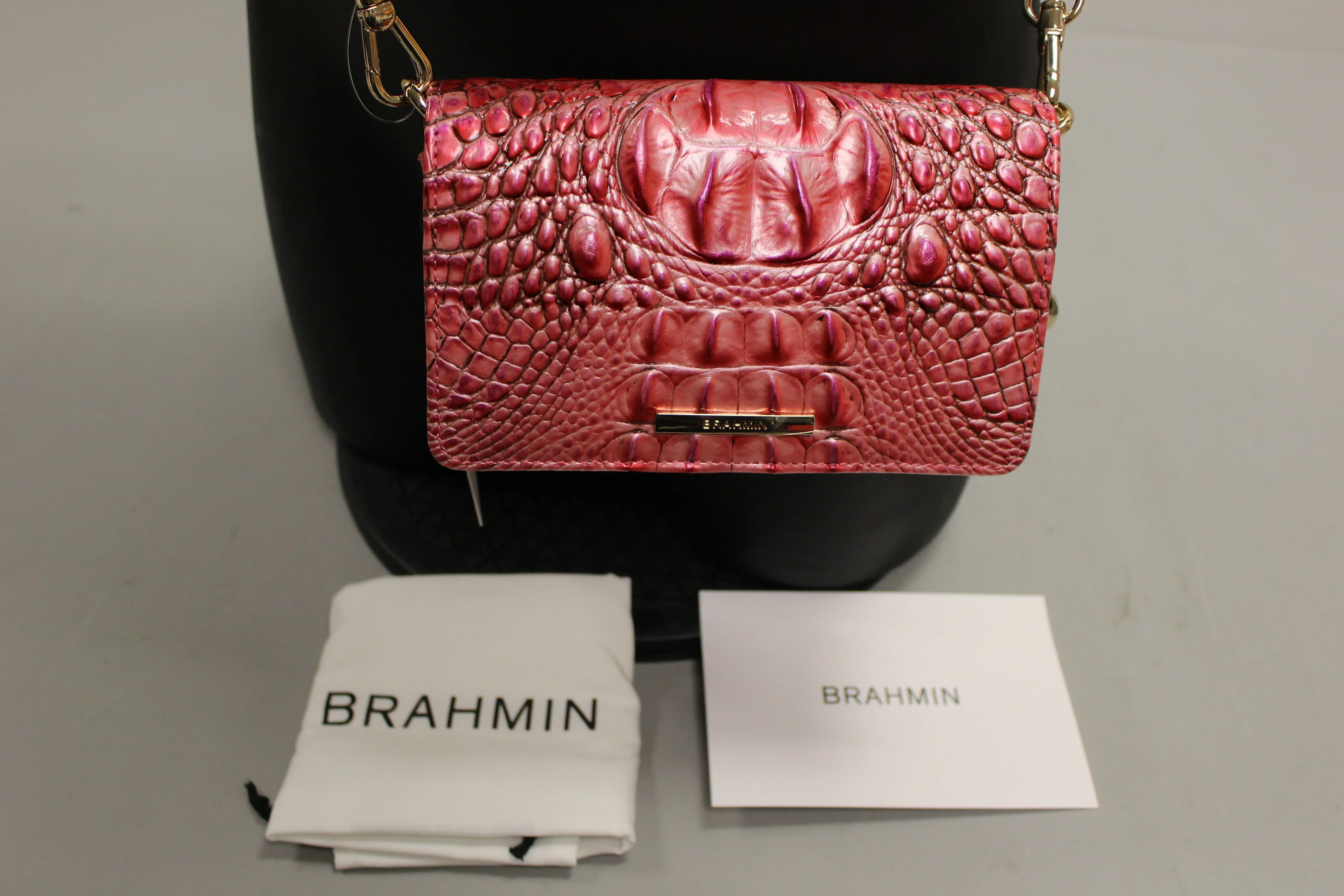 Brahmin Minuette Crossbody Bag - French Rose Melbourne - Leather - New - Image 6