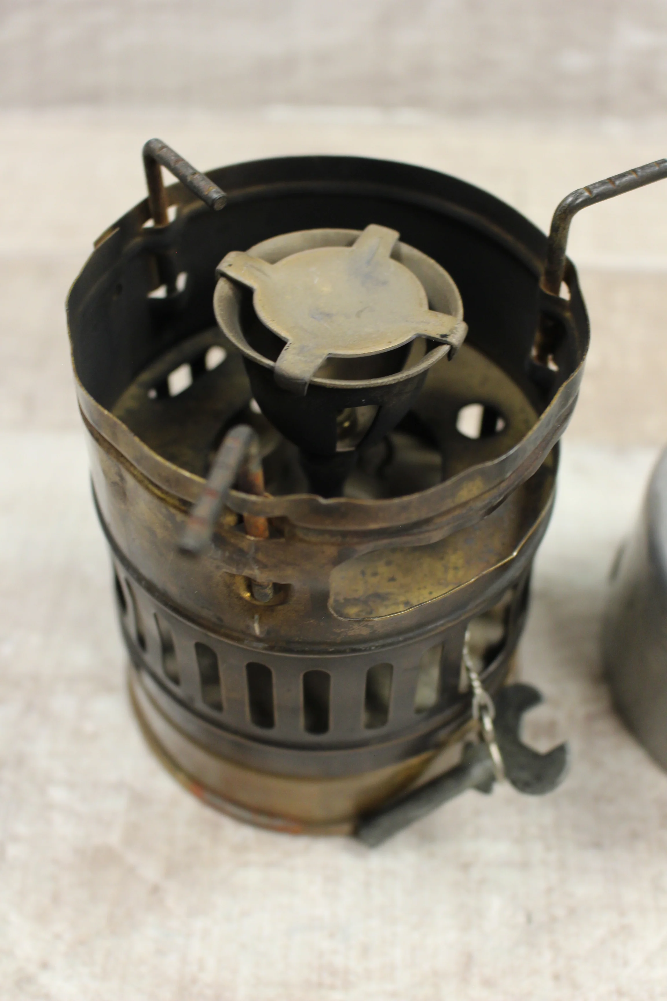 Brass Swedish Benzoline Lamp Petrol Essence Bensin Vintage Camp Stove (#3) - Image 2