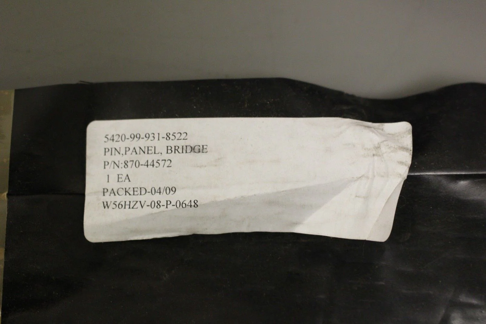 Bridge Panel Pin, NSN 5420-99-931-8522, P/N 870-44572, NEW! - Image 2