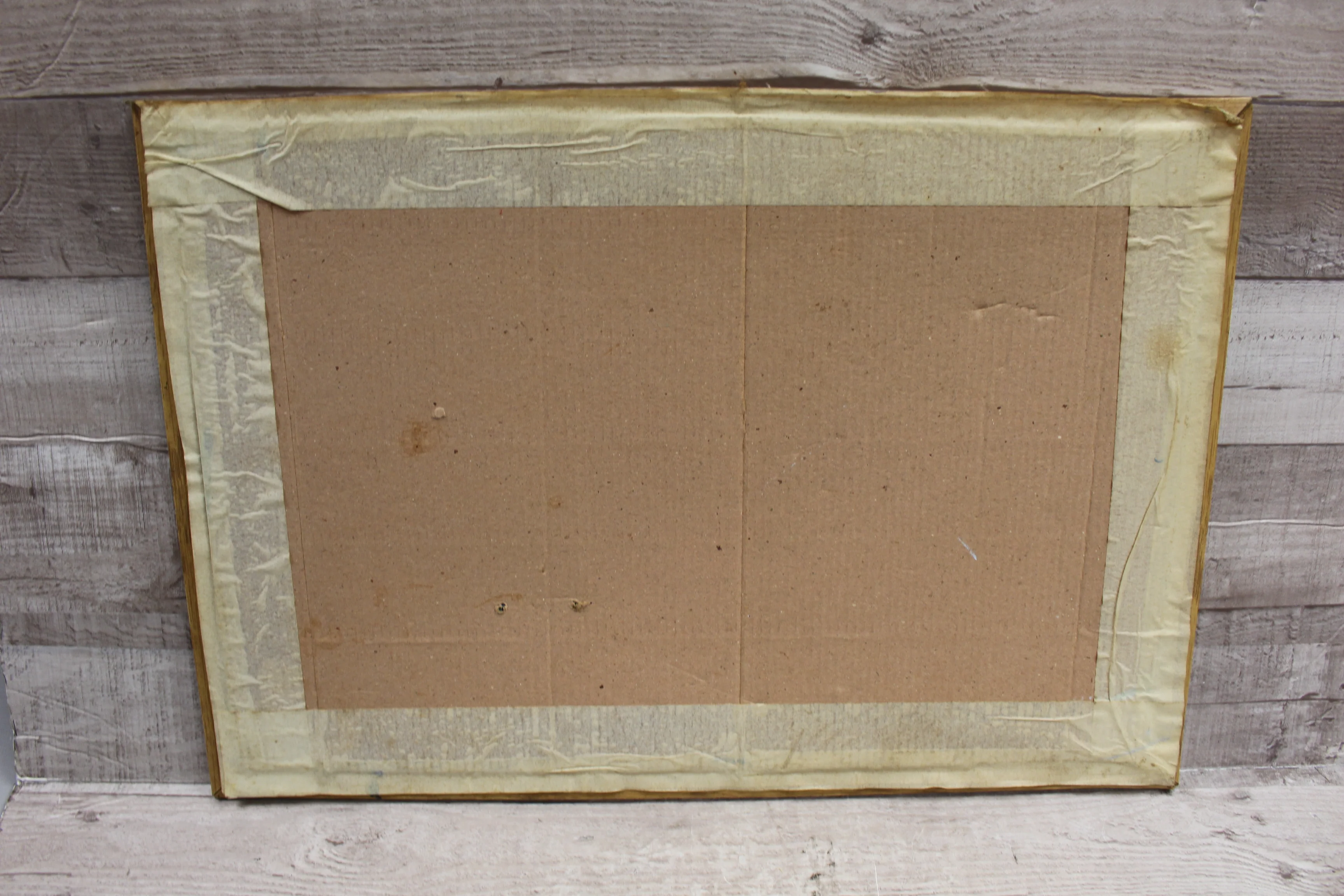 British The Wooden Wonder Mosquitos Squadron Painting Display In Frame -Used - Image 3