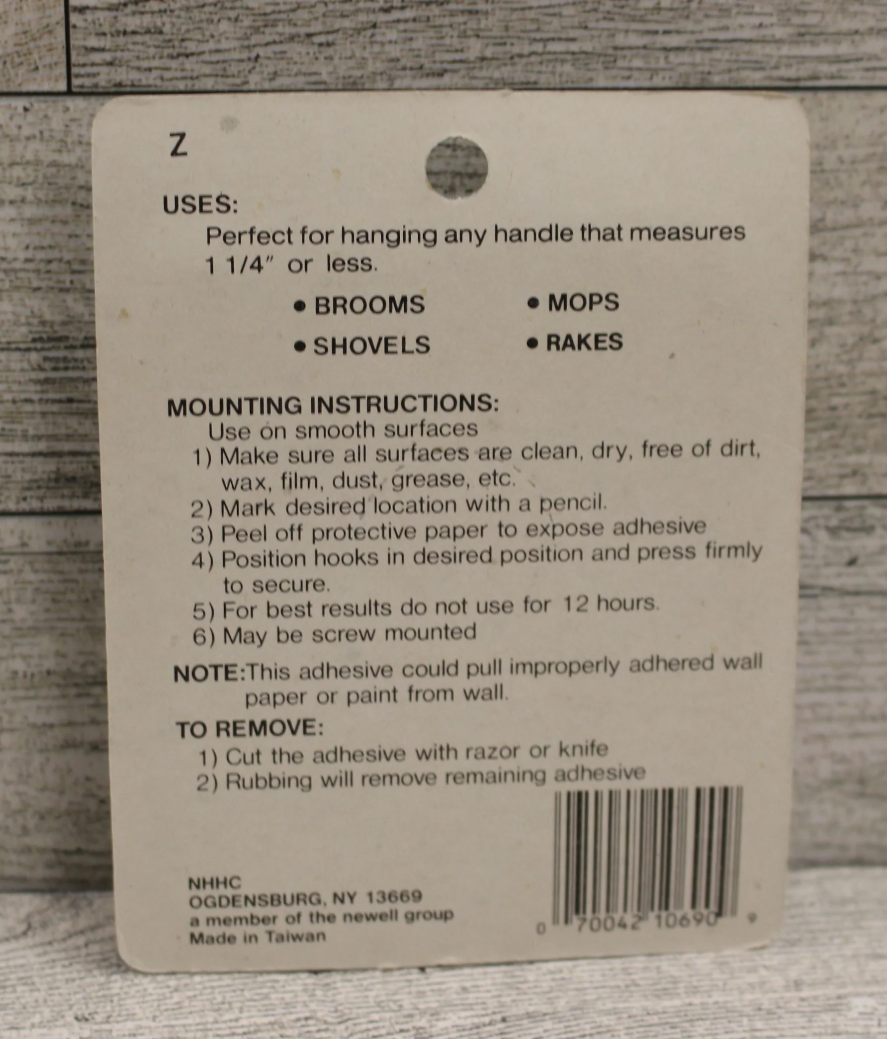 Broom Shovels Mops Rakes Holder - 210690 - White - New - Image 2