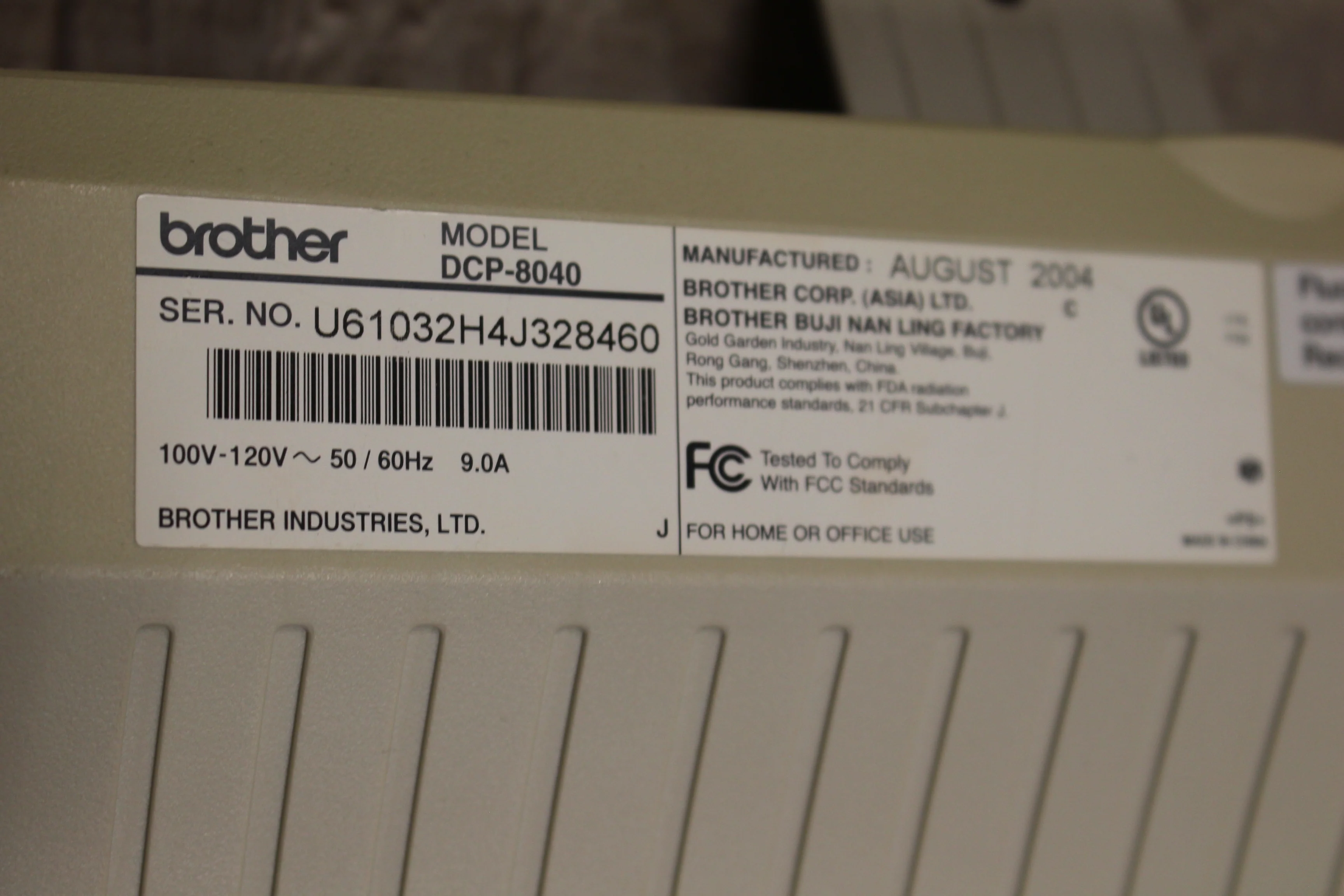 Brother DCP 8040 Replacement Part LJ7469-1 and LJ747-0 Chute -Used - Image 2