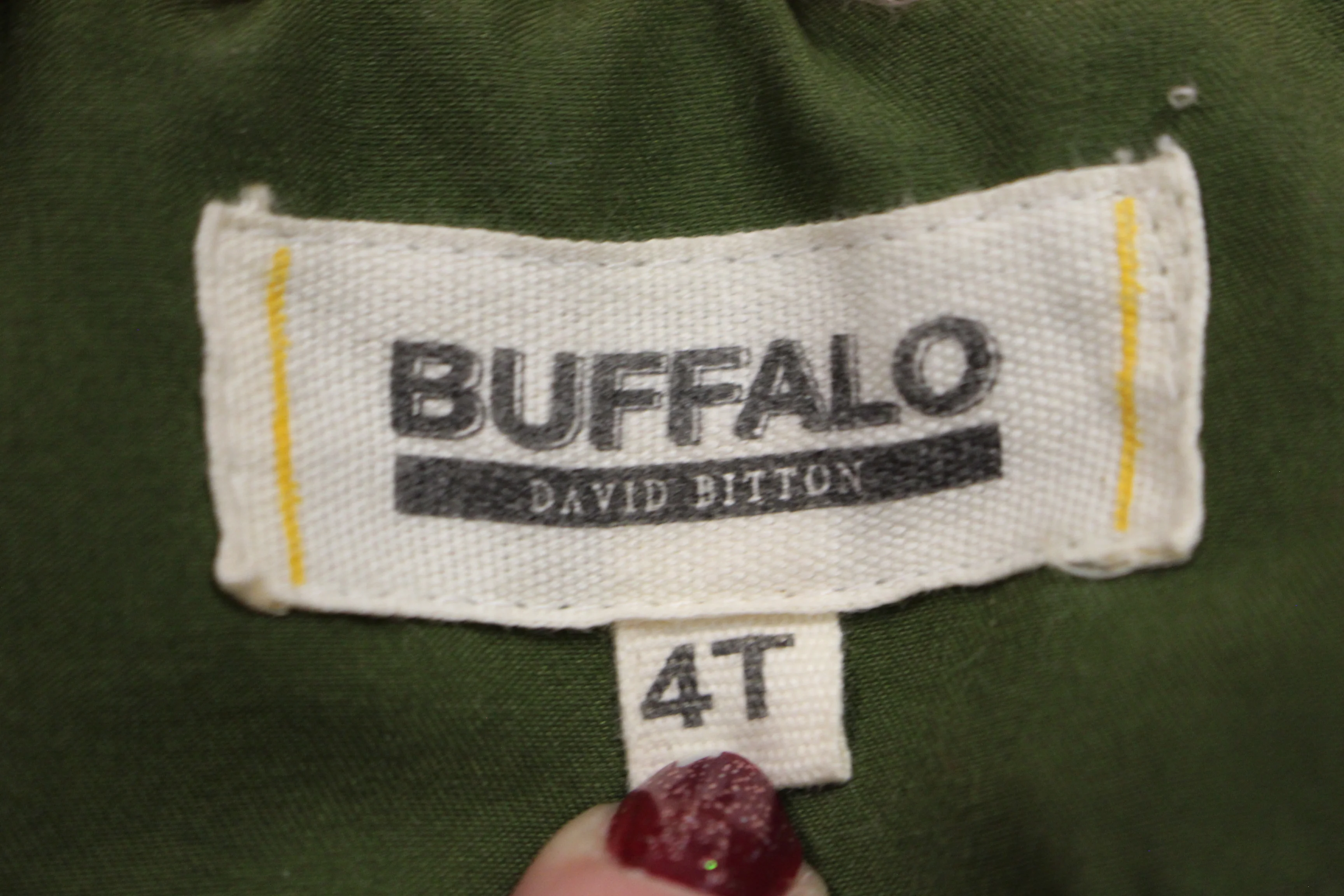 Buffalo David Bitton Girls Military Jacket, Size: 4T - Image 3