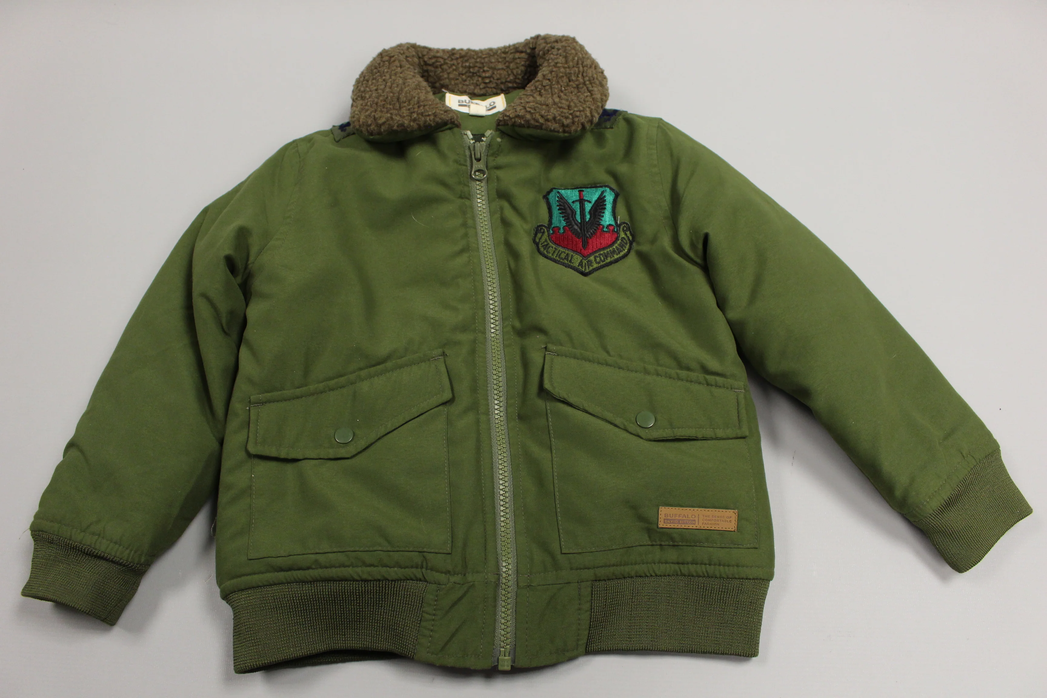 Buffalo David Bitton Tacitical Air Command Military Zip up Jacket Size 5