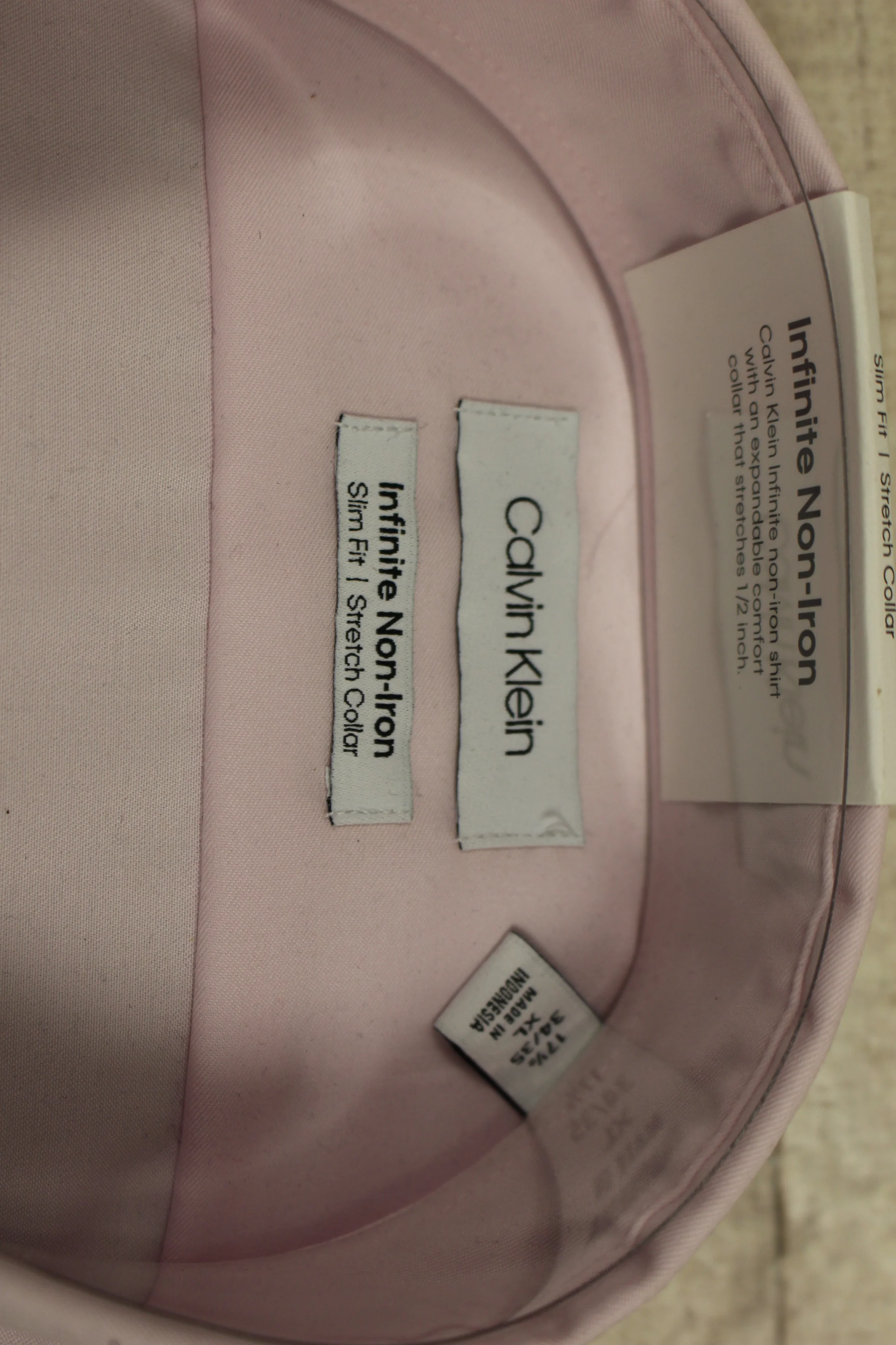 Calvin Klein Men's Slim Fit Dress Shirt - Size XLarge - Pink - New - Image 3