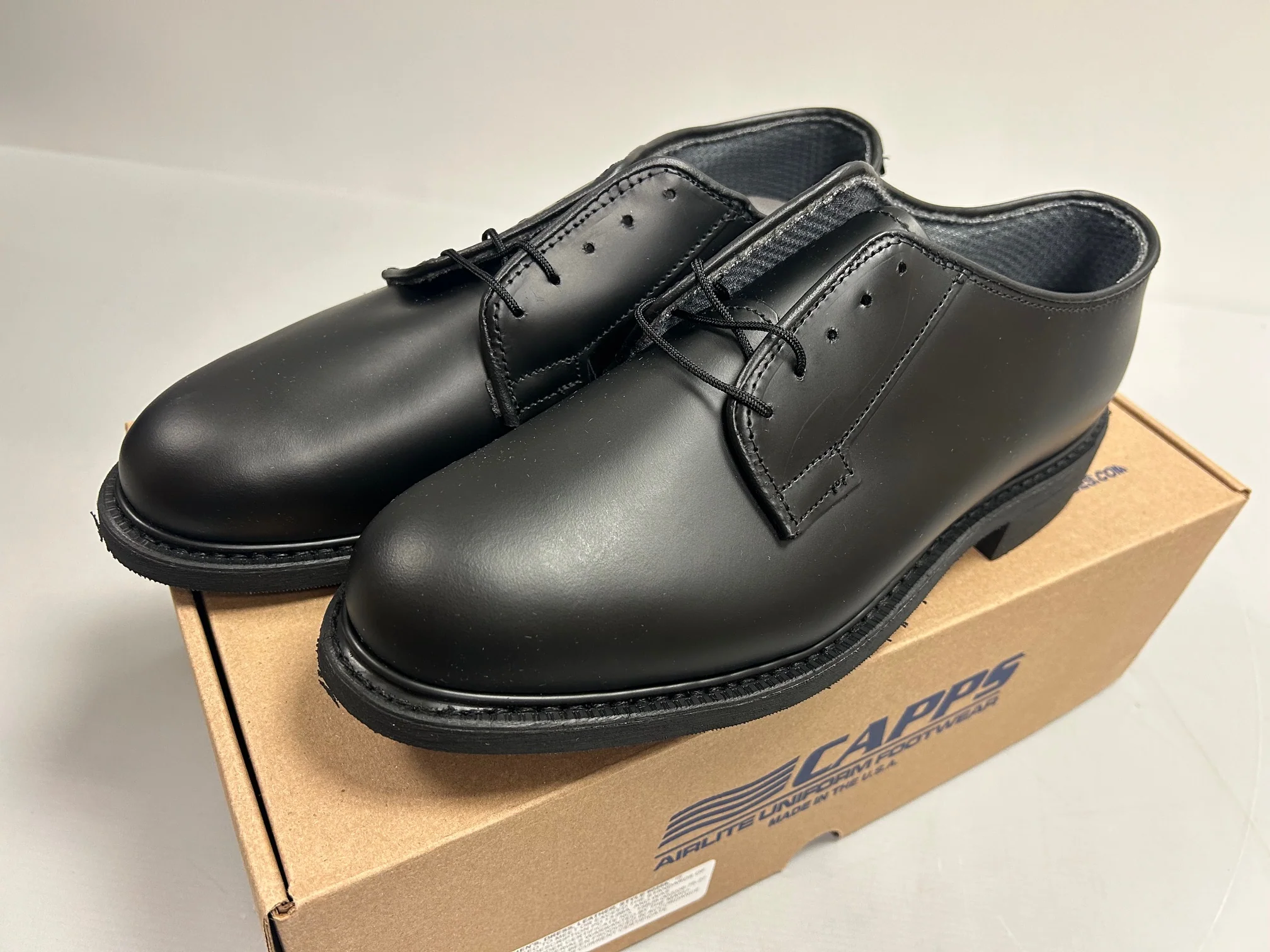 Capps Men's Commander Black Dress Shoes - Choose Size - New - Image 2