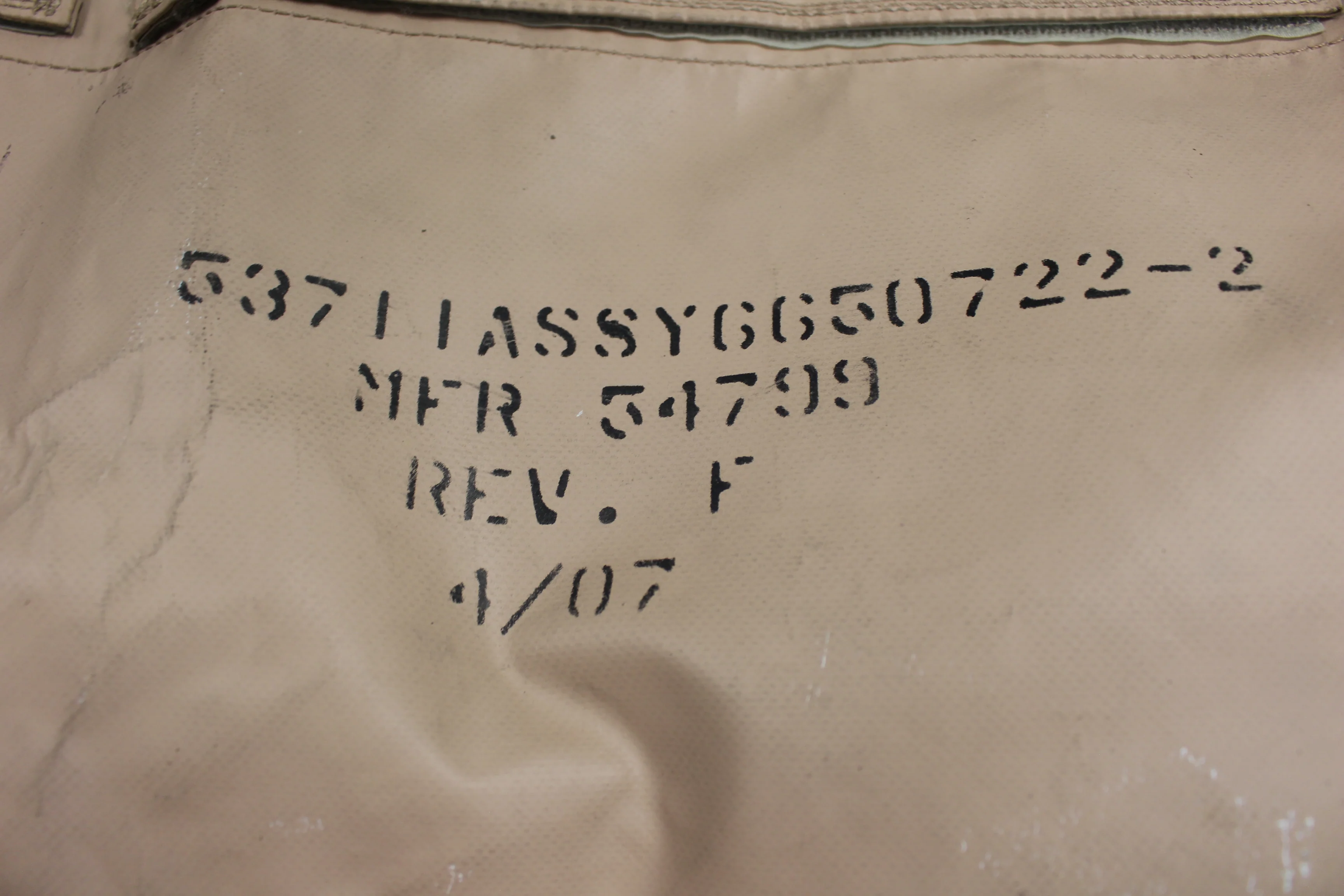 Cartridge Ammunition Catch Bag - P/N: 6650722-2 - MFR 54799 - New - Image 2