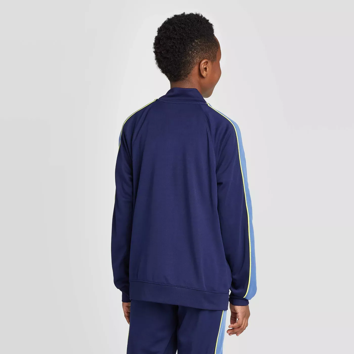 Cat & Jack Boys' Track Sweatshirt - Navy - XSmall (4/5) - New - Image 2