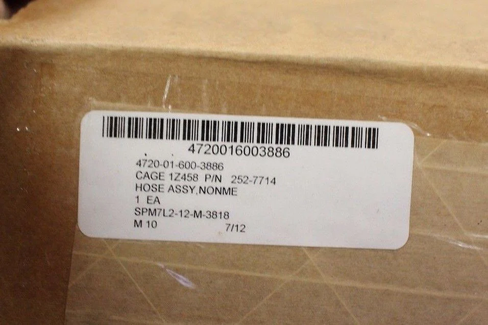 CAT Tube Assembly, P/N 252-7714, NSN 4720-01-600-3886, New! - Image 7