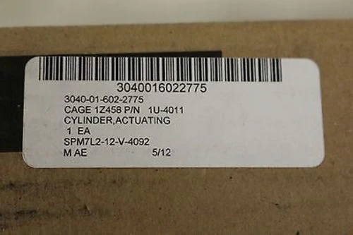 Caterpillar Actuating Linear Cylinder Tube, NSN 3040-01-602-2775 PN 1U-4011 New - Image 5