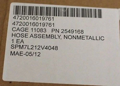 Caterpillar Medium Pressure Hydraulic Hose Assembly, PN 254-9168, New - Image 5