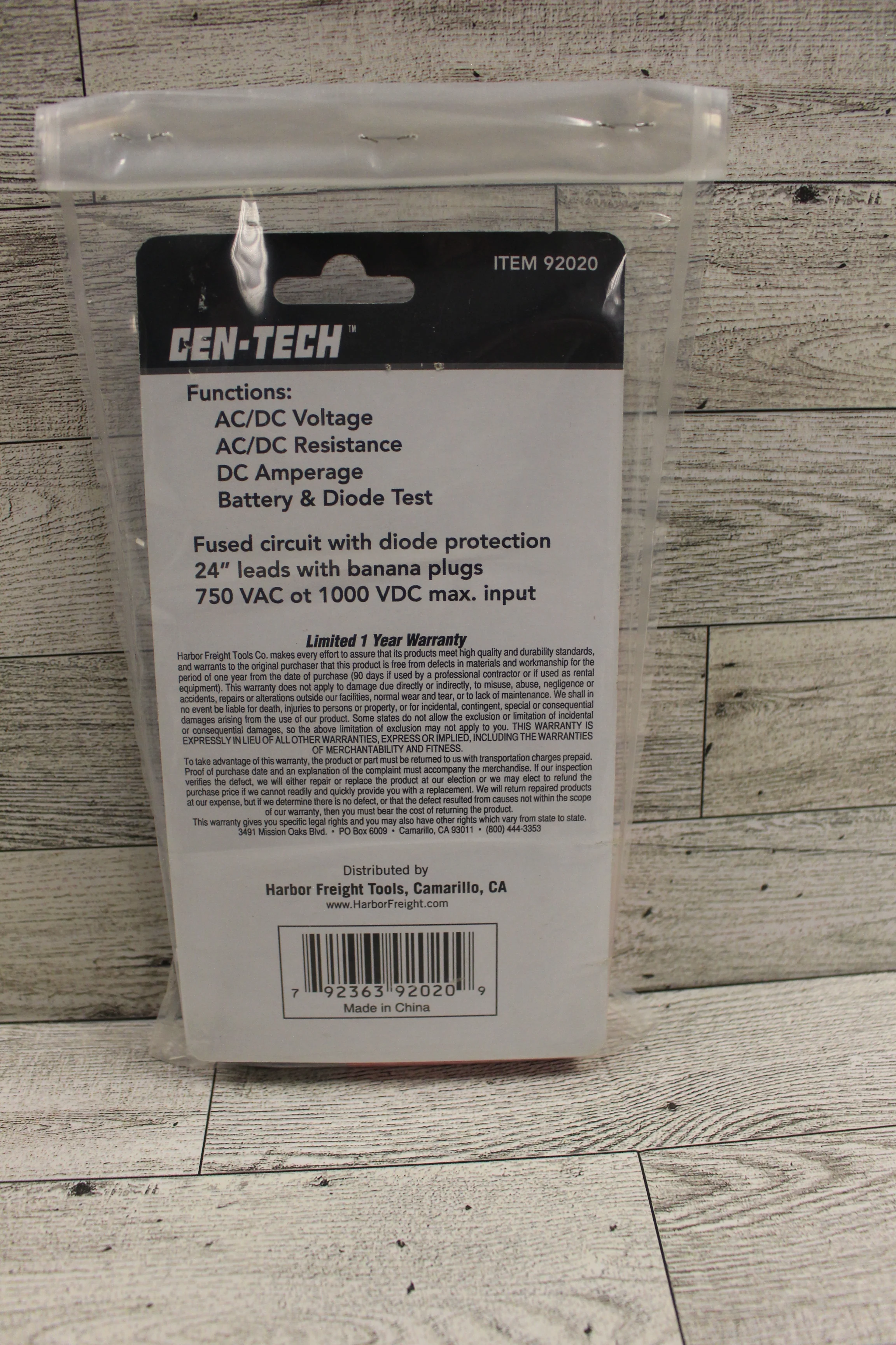 Centech 7 Function Digital Multimeter -New - Image 2