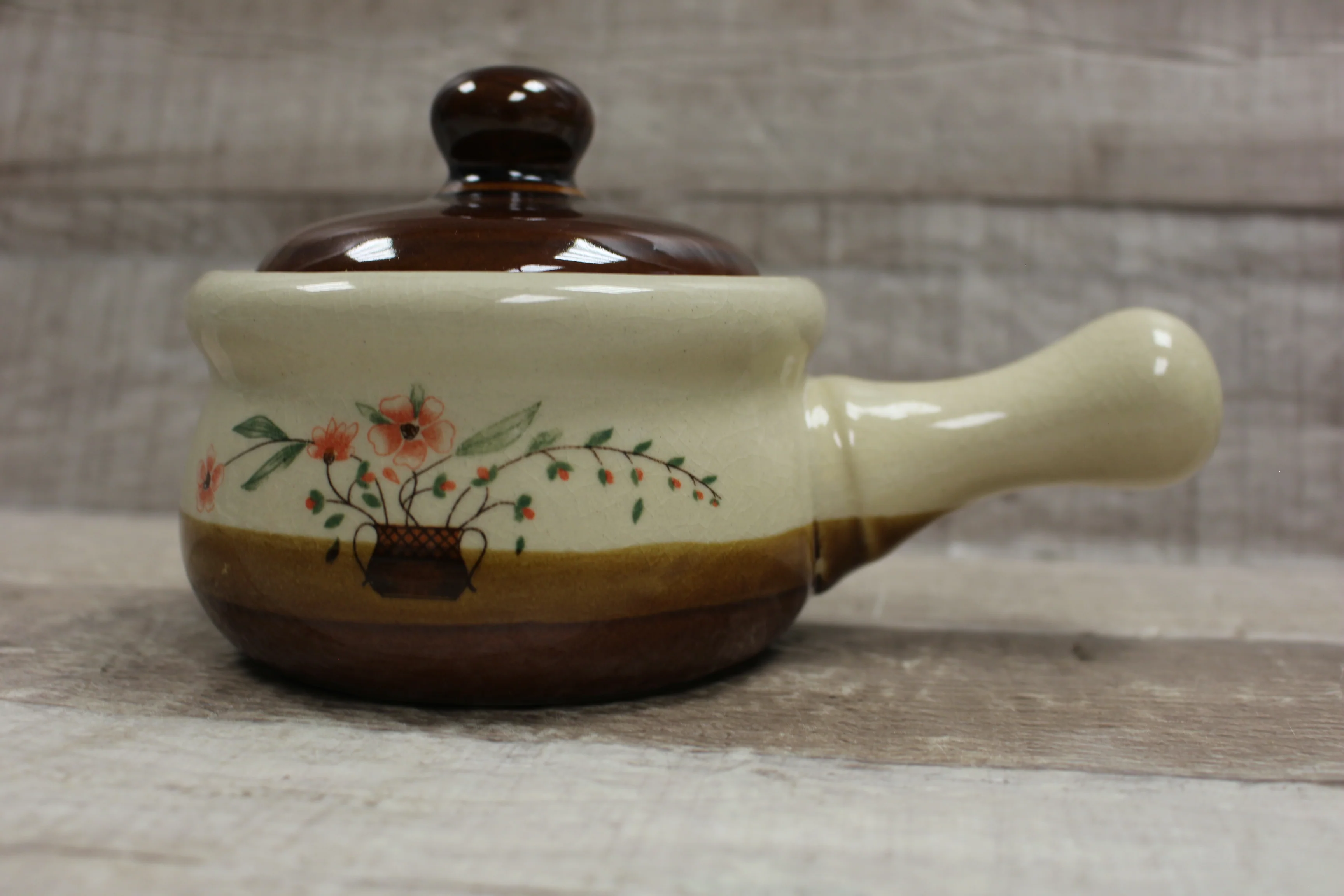 Ceramic Miniature Pot With Lid Cover For Decoration Design Pack Of 2 -Used - Image 2