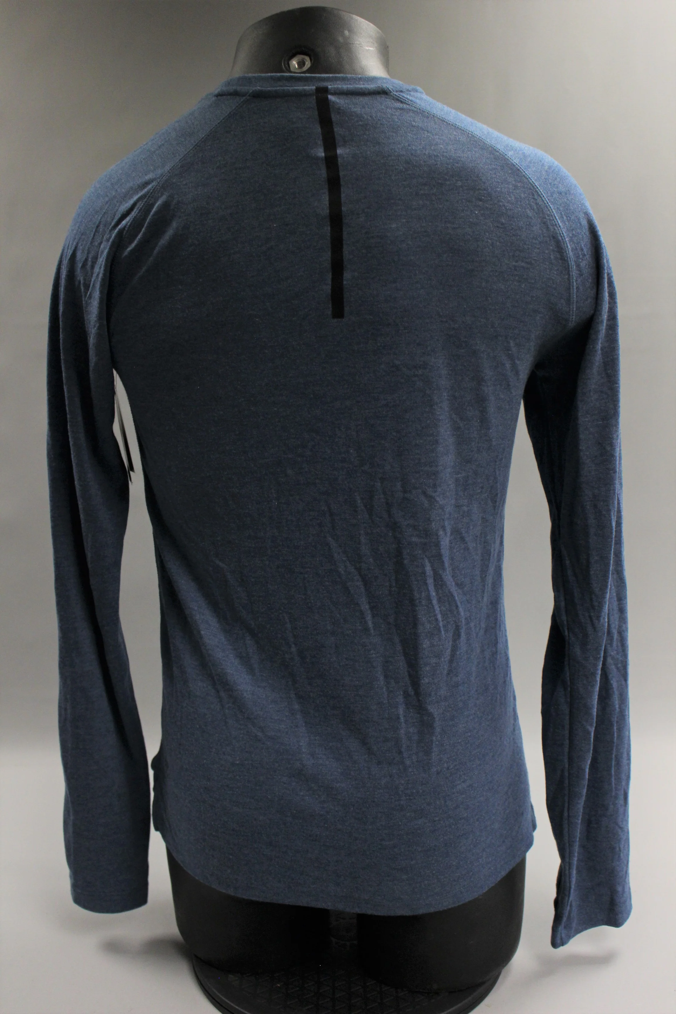 Champion C9 Men's Long Sleeve Training Shirt Jetson Blue Thumbholes Size S Small - Image 2
