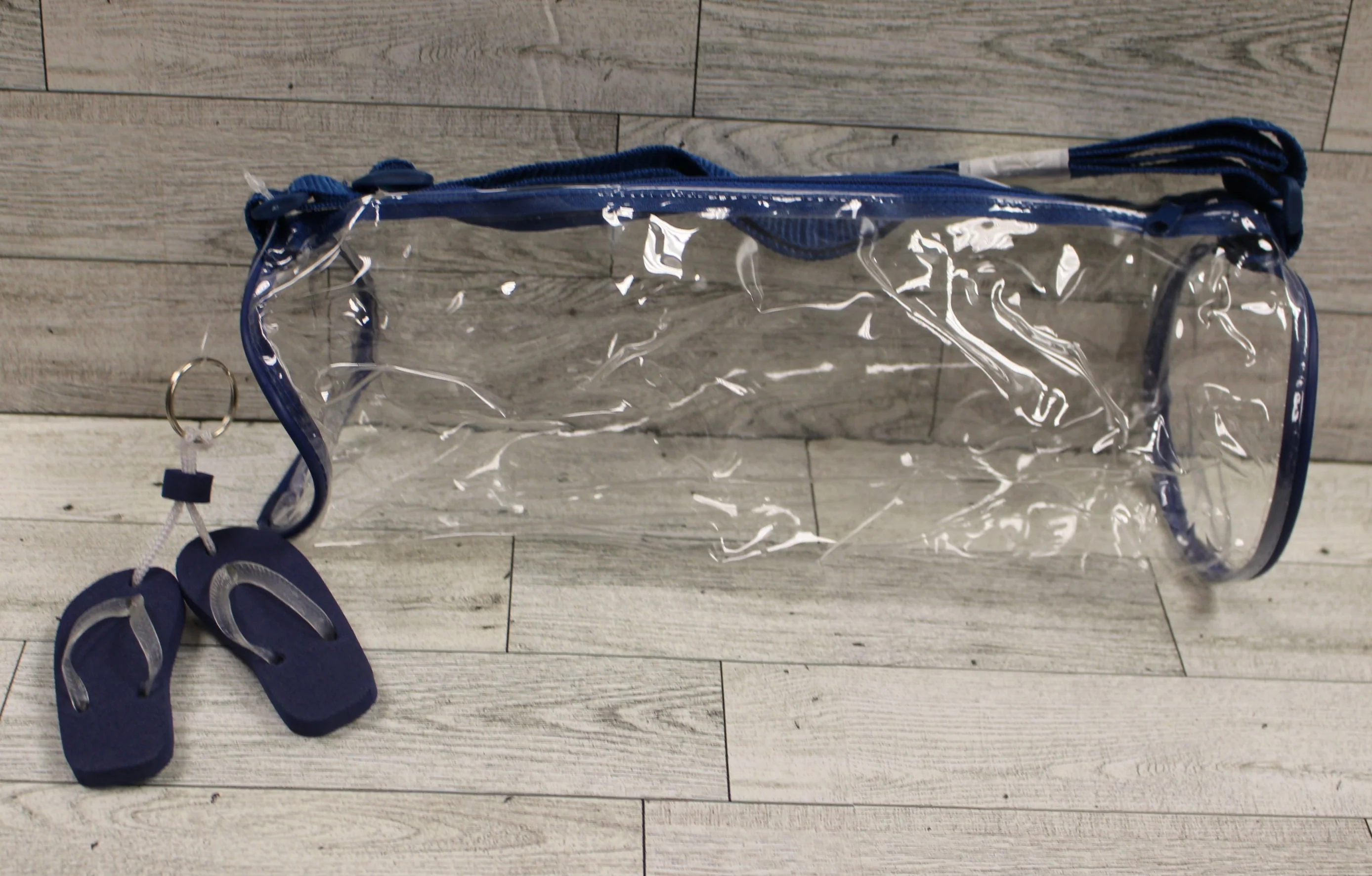 Clear Shoulder Plastic Purse Tube Beach Hand Bag - 90s - Choose Color - New - Image 2