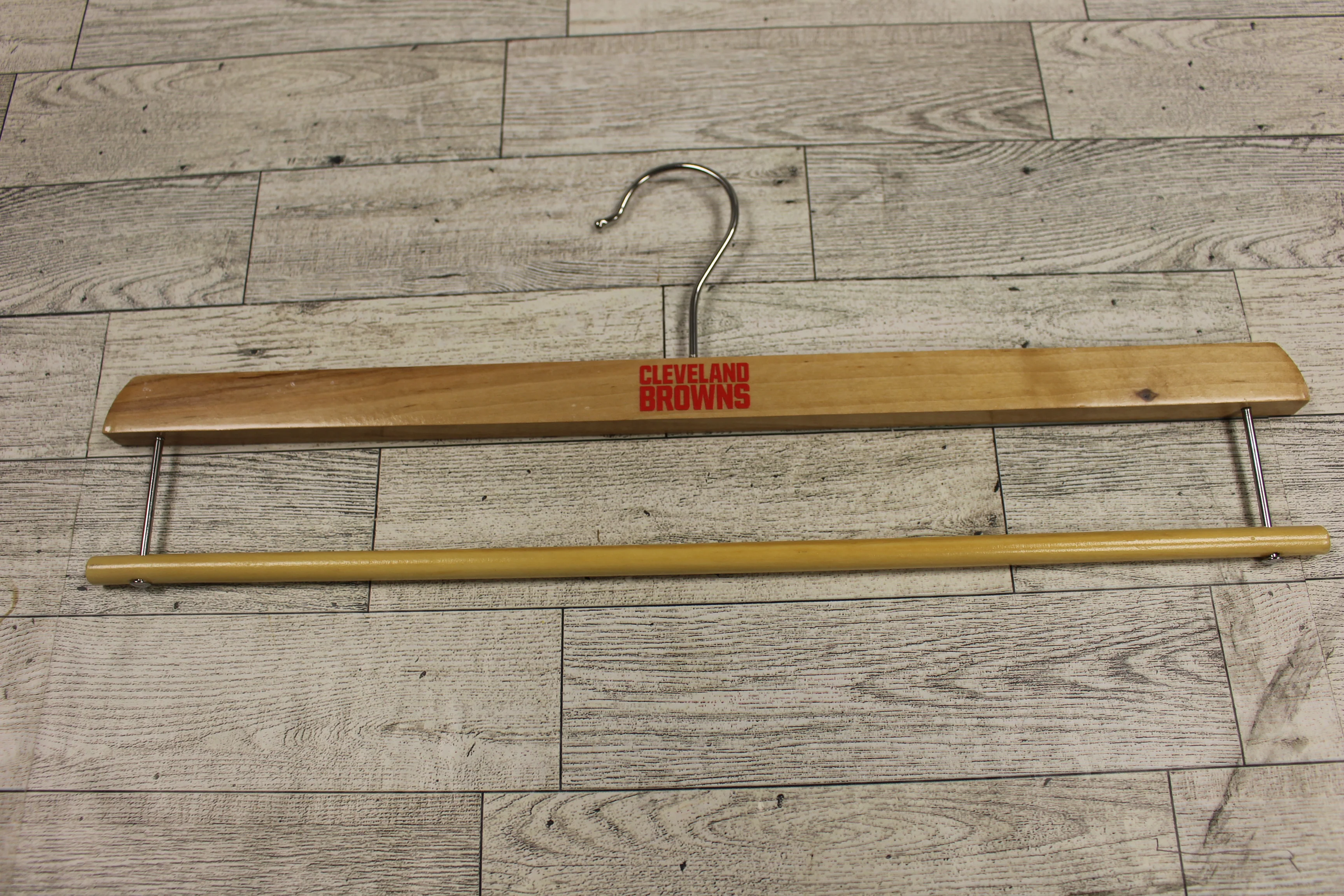 Cleveland Browns Wooden Pant Hanger - Used