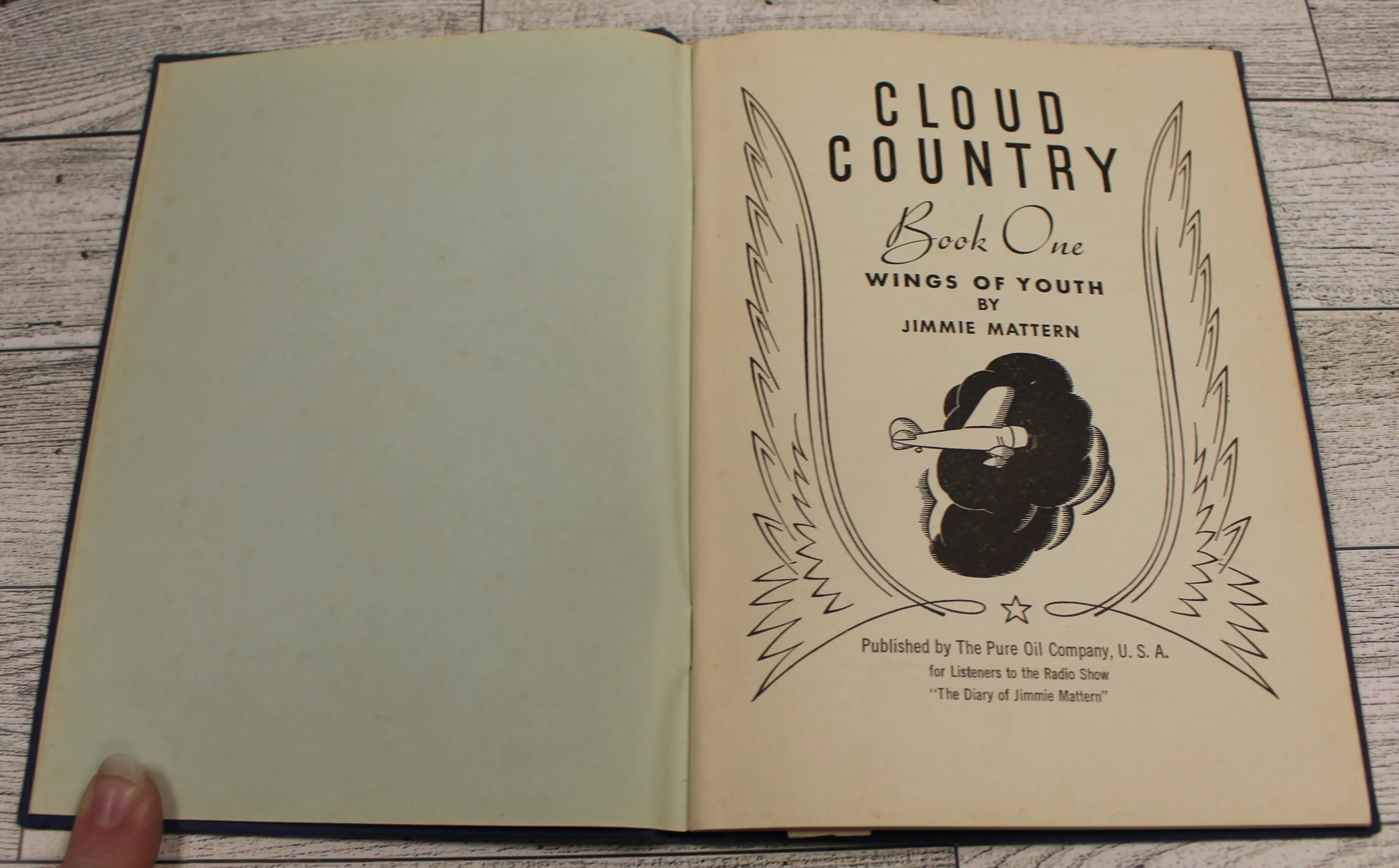 Cloud Country Book One - Wings of Youth - Jimmie Mattern - Used - Image 2