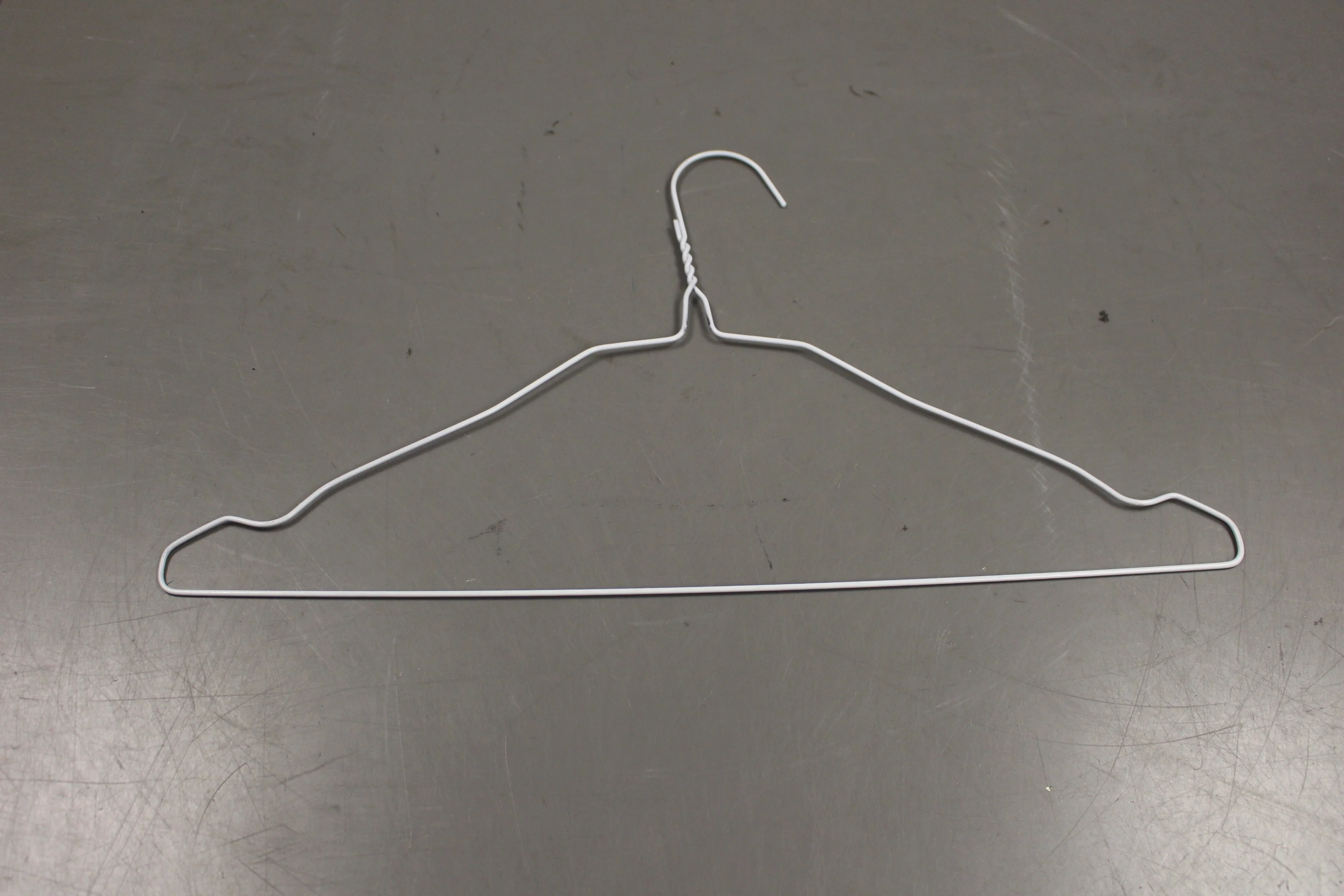 Coated White Wire Hangers - Set of 50 - For Shirts Clothes Blouse Dry Cleaner