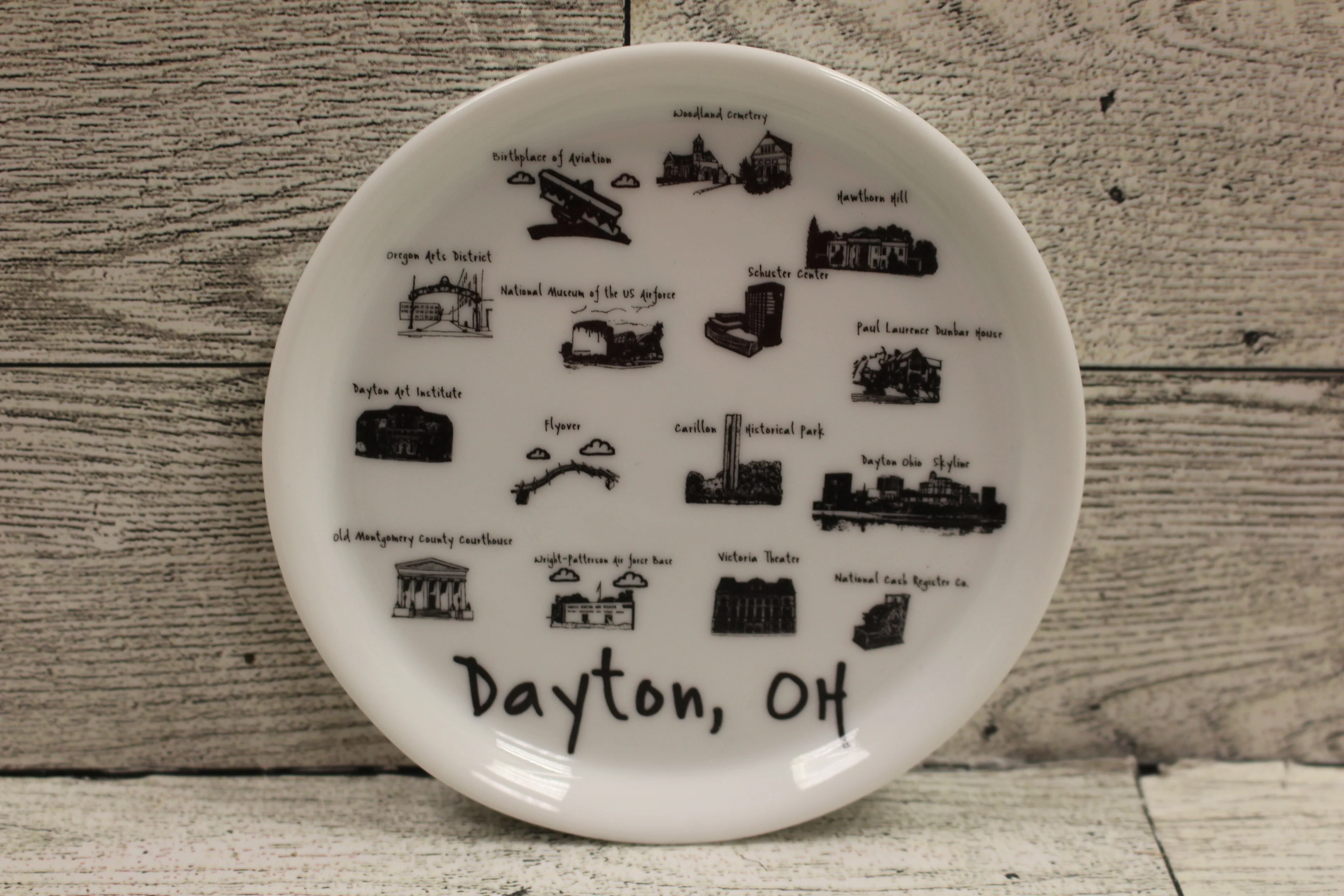 Collectible "Dayton Ohio" Ceramic Coaster - Used