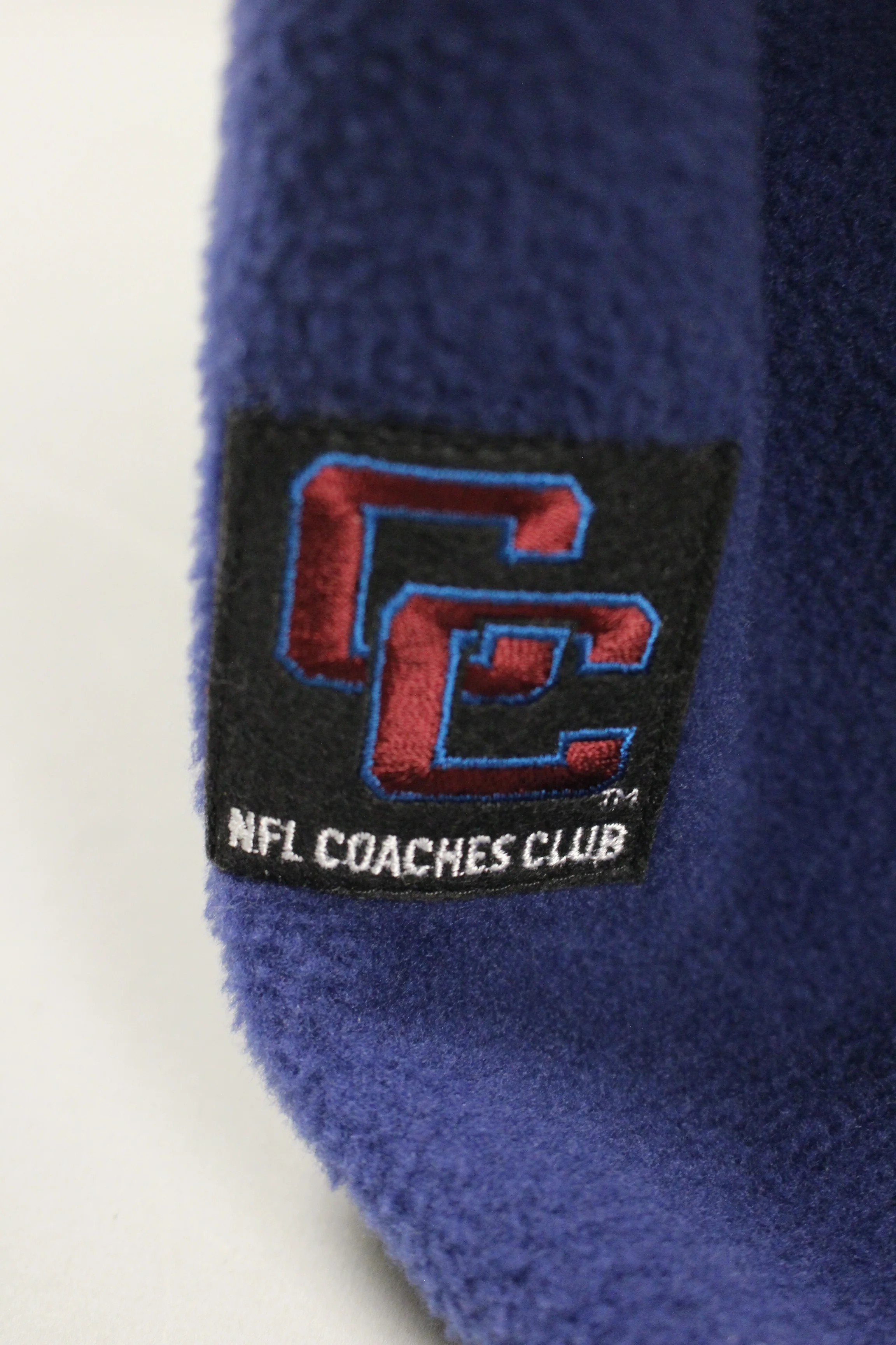 Columbia Men's NFL Coaches Club Denver Broncos Quarter Button Sweatshirt - XL - Image 5
