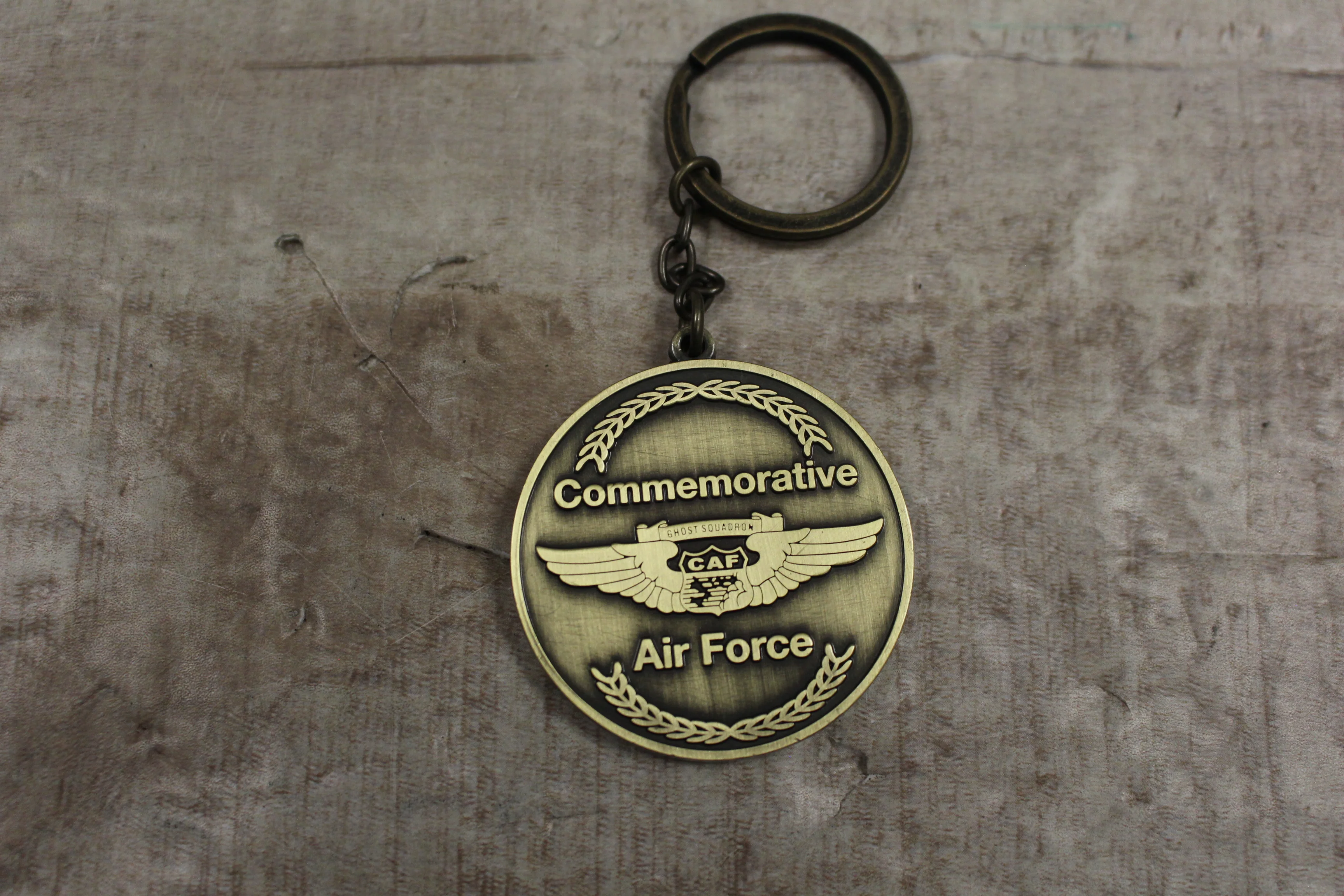 Commemorative Air Force CAF Ghost Squadron Coin Keychain -New - Image 2