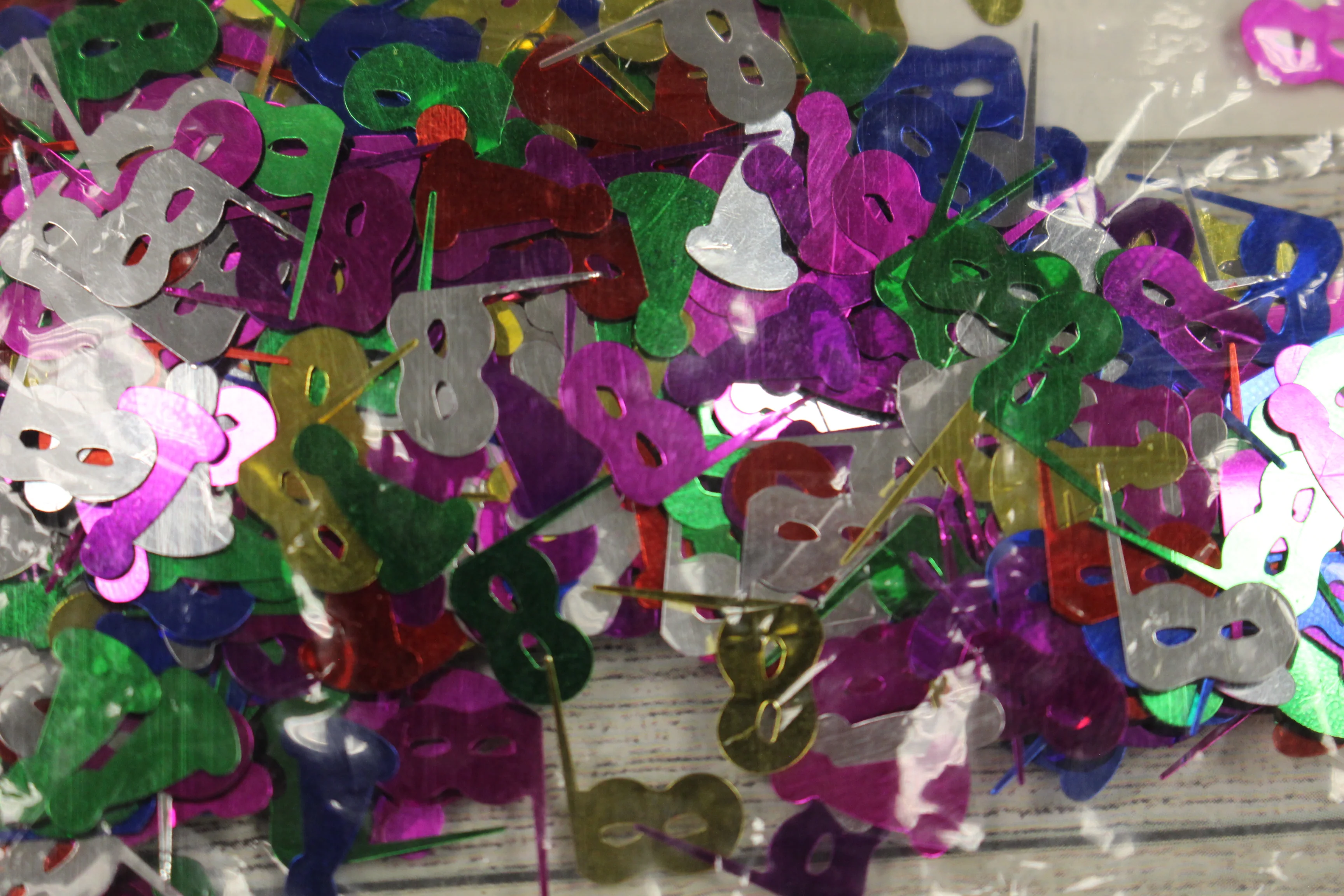 Confetti Lot - Party Hats, Masks, 60, & Over The Hill - Birthday Party - New - Image 3