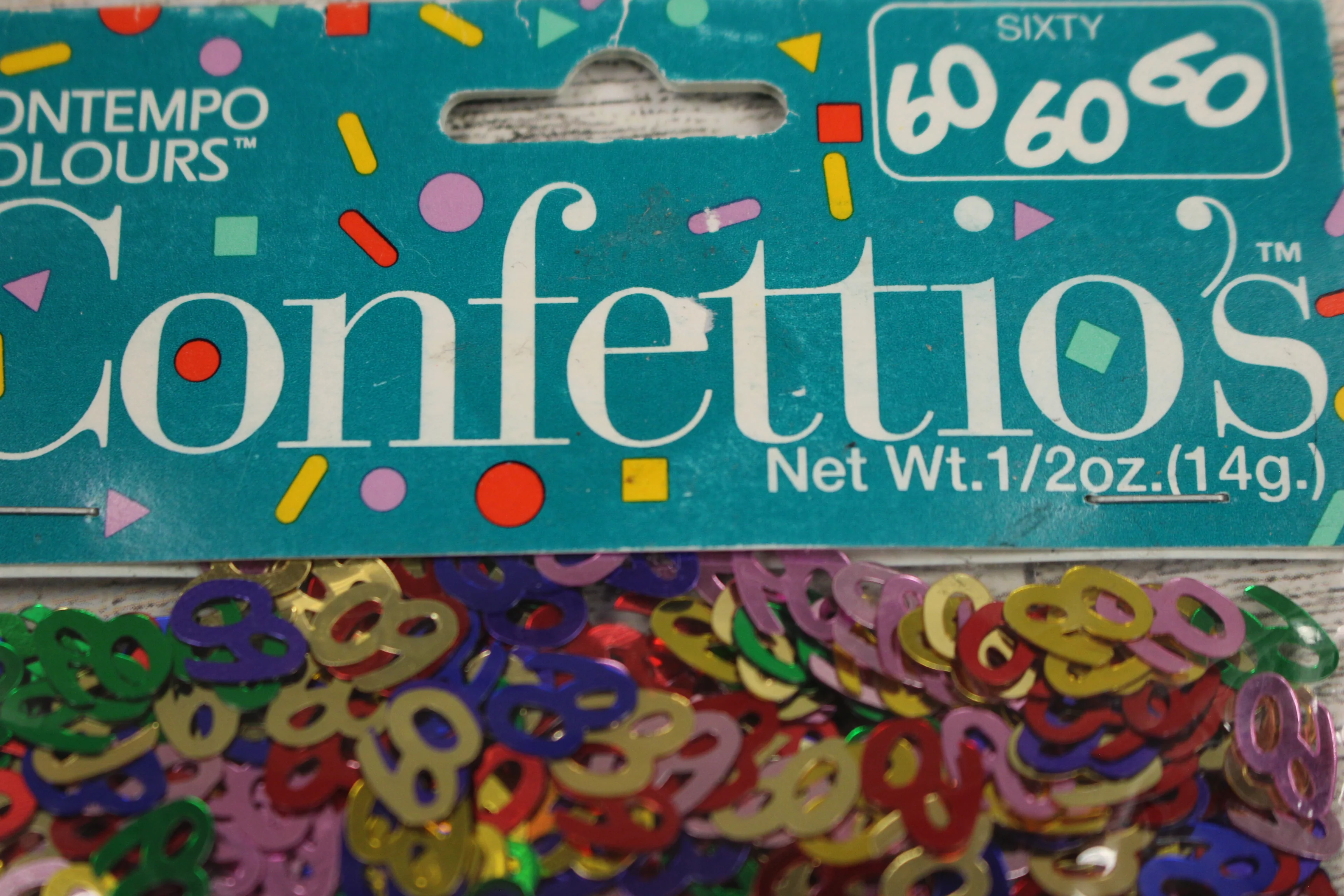 Confetti Lot - Party Hats, Masks, 60, & Over The Hill - Birthday Party - New - Image 4