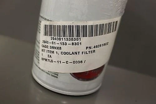Coolant Filter, NSN 2940-01-133-8301, P/N 462816C2, NEW! - Image 2