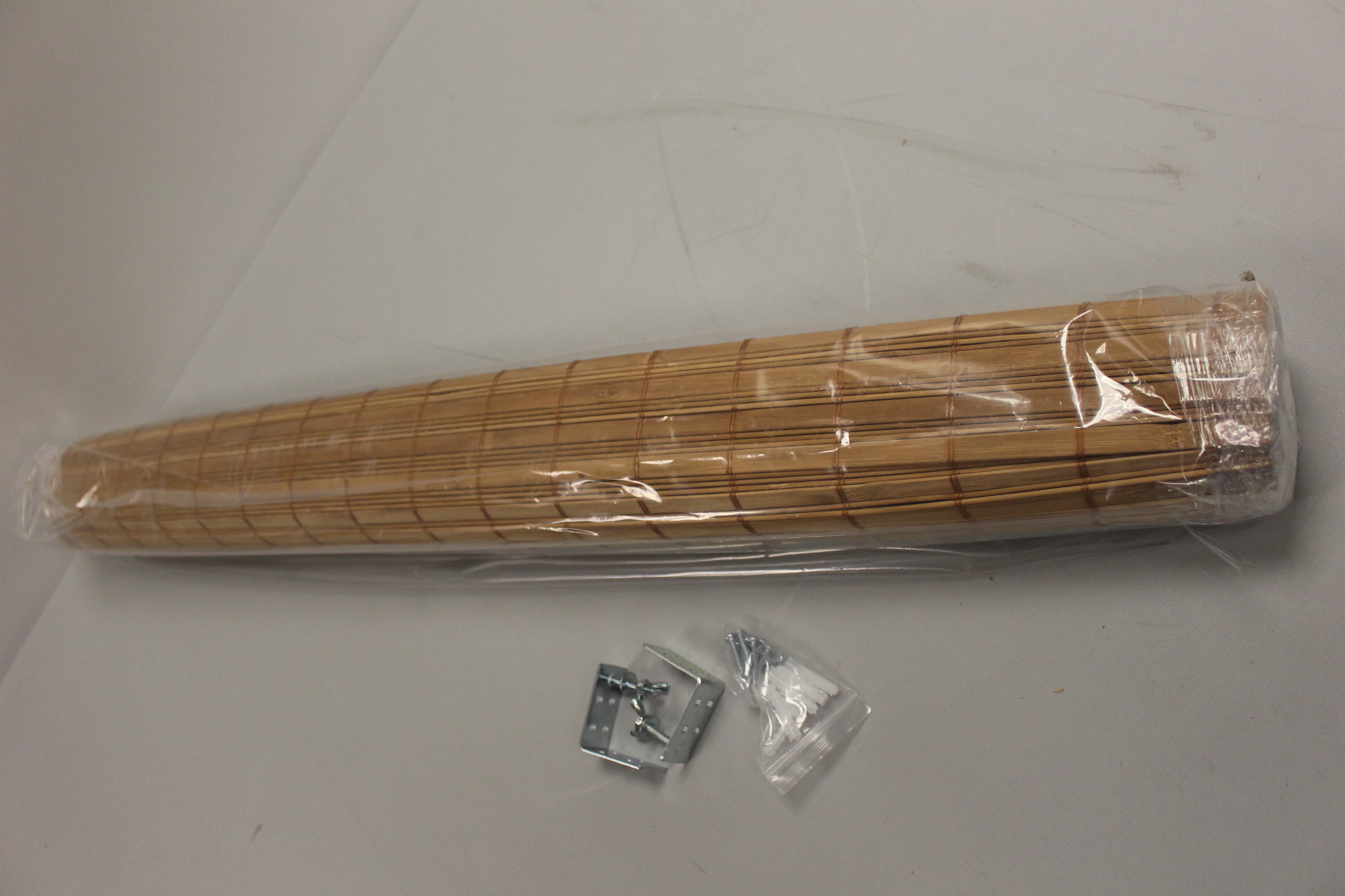 Cordless Bamboo Roman Shade - 34" x 48" - Color: Squirrel - New Parts Only