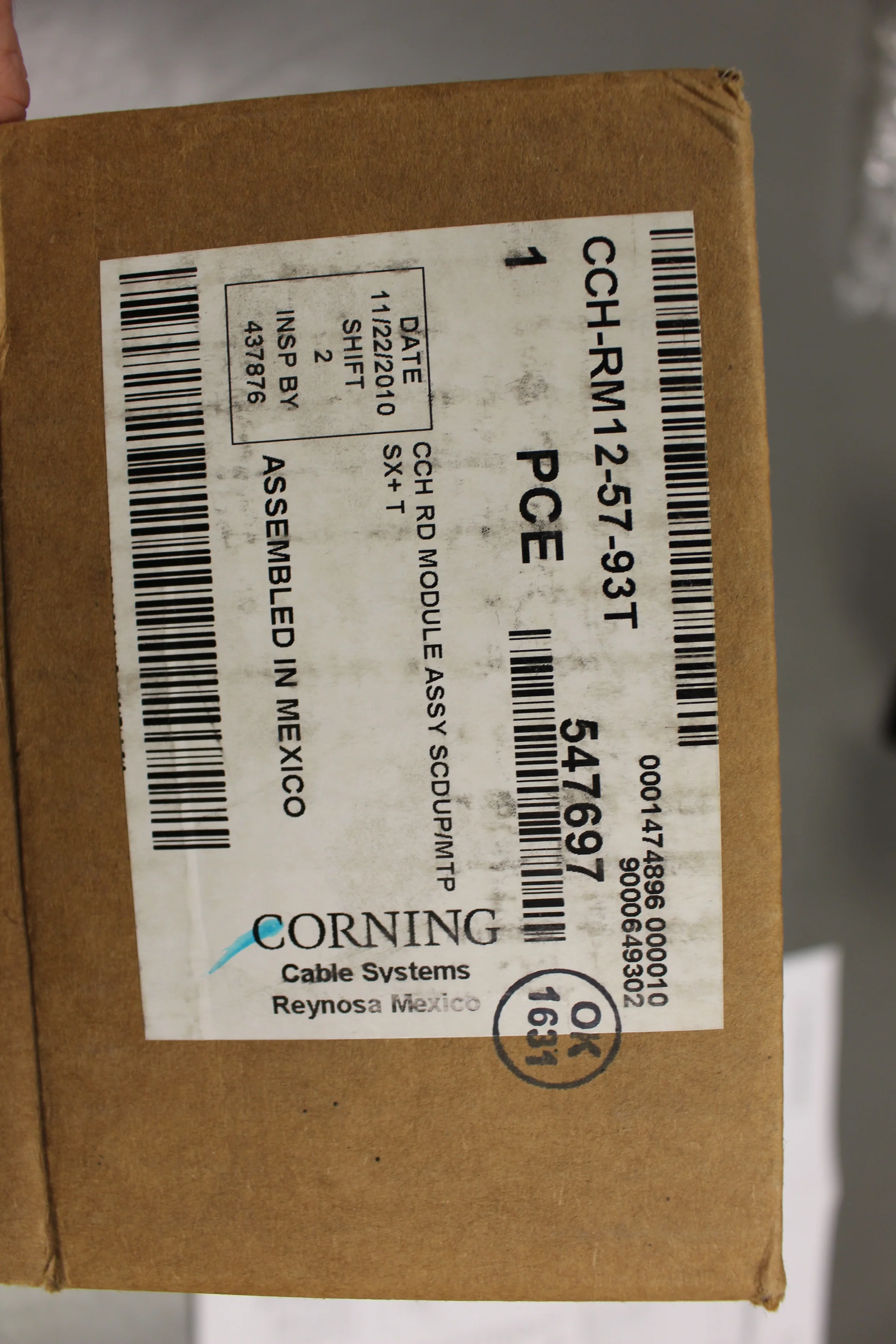 Corning CCH RD PNP Module Assembly, CCH-RM12-57-93T, New - Image 6
