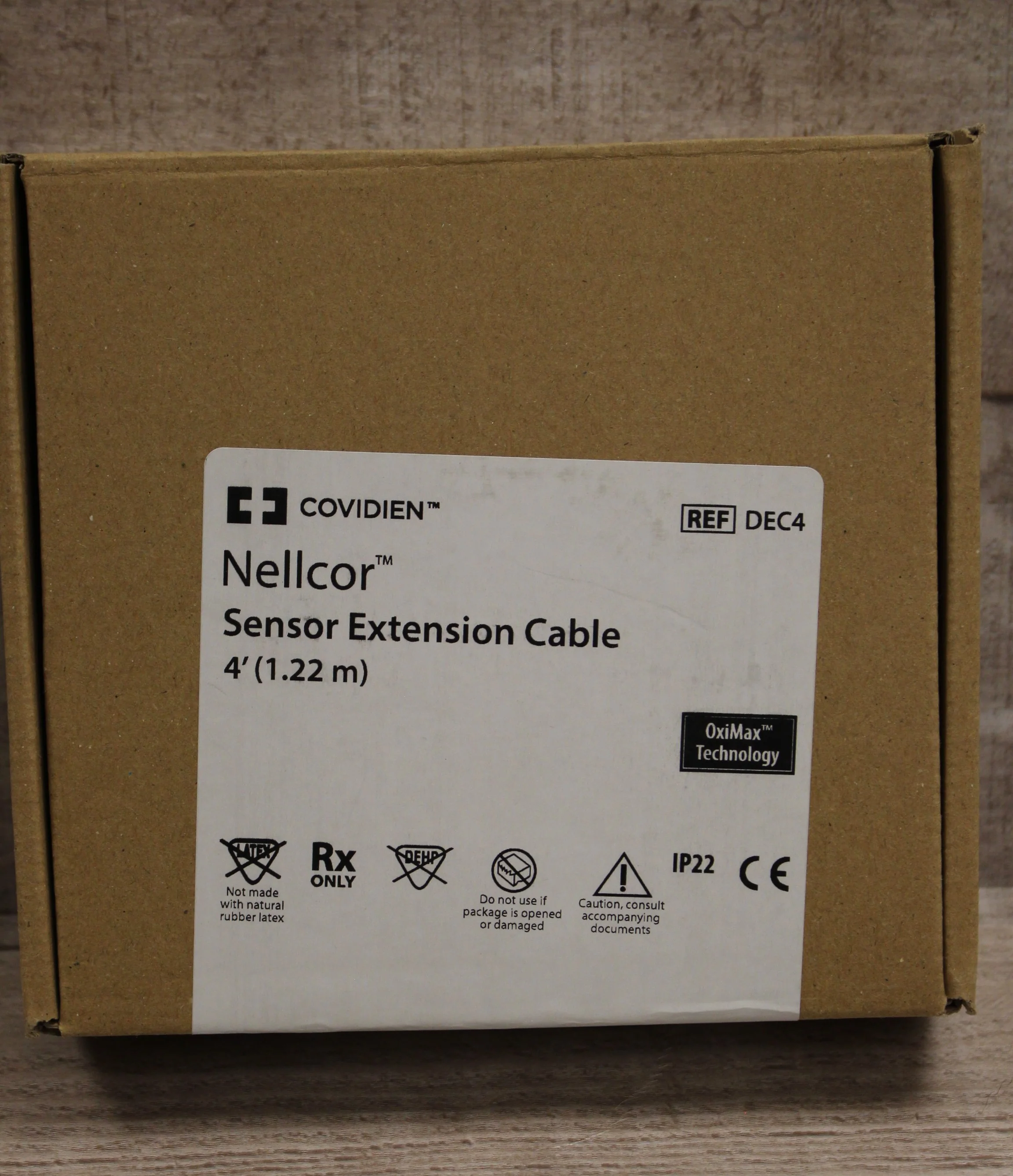 Covidien Nellcor Pulse Ox Sensor Extension Cable - 4' (1.22 m ) - Used