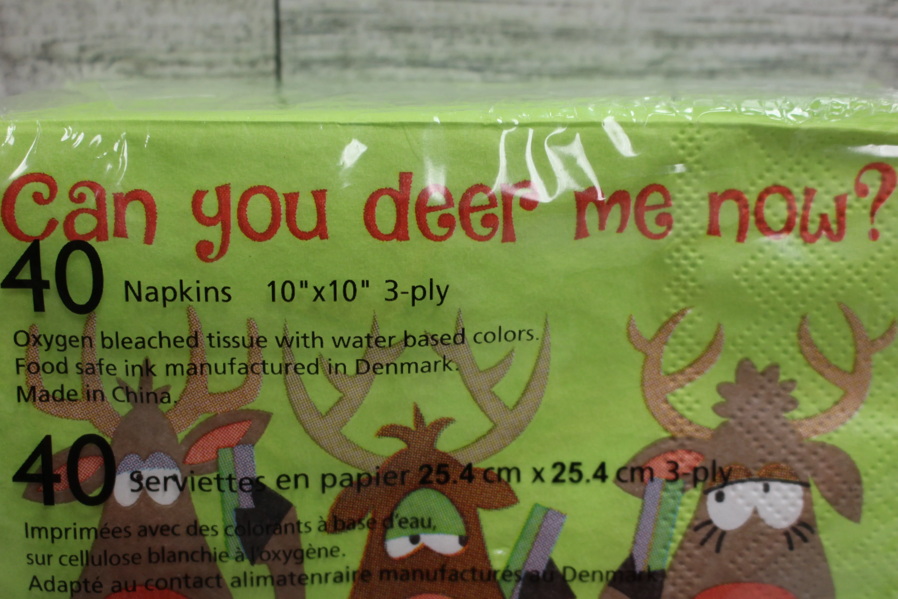 Cypress Home "Can you deer me now?" Christmas Napkins - 40 Count - 3-Ply - New - Image 5