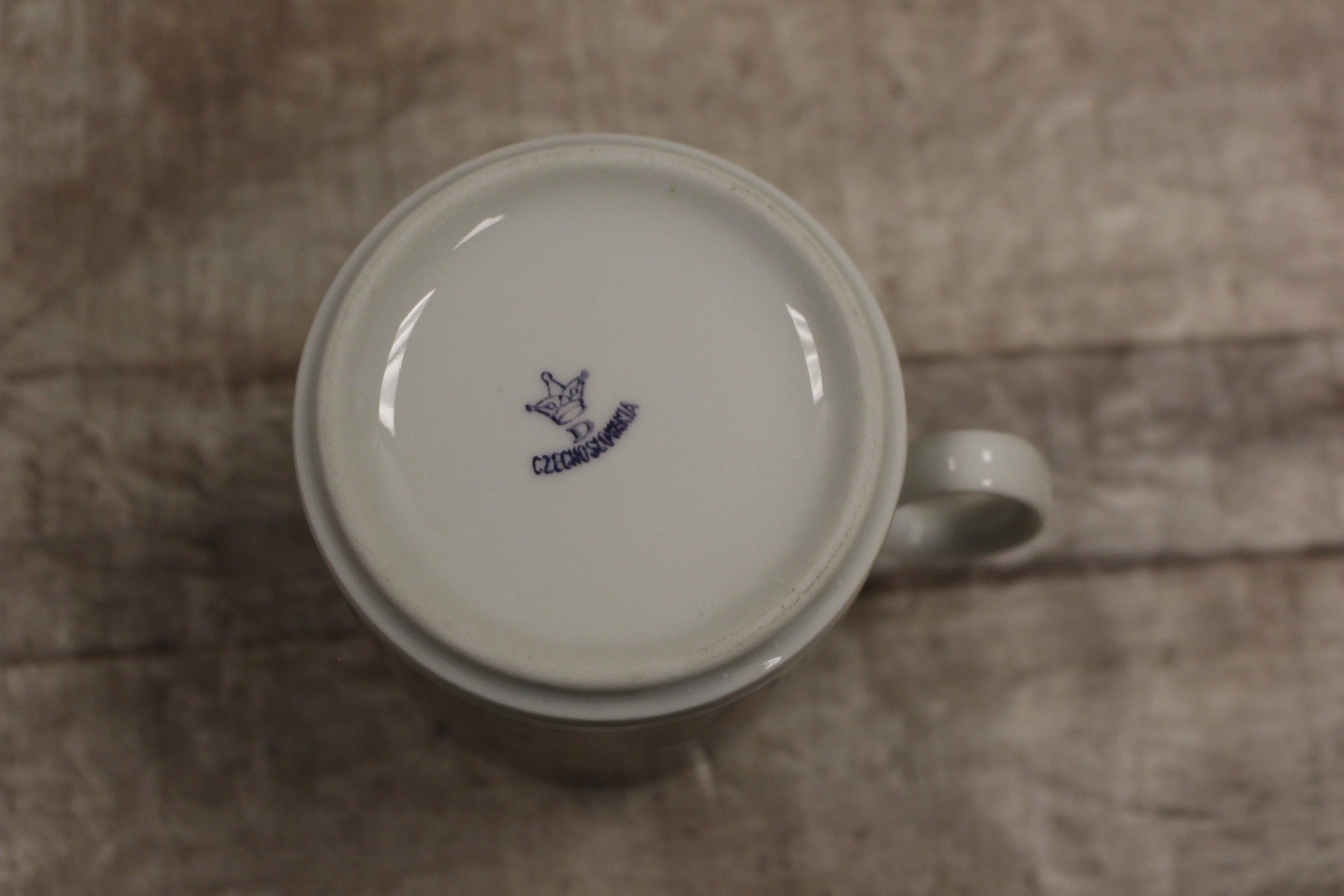 Czechoslovakia Lady Art Coffee Tea Drinking Mug Cup -Used - Image 5