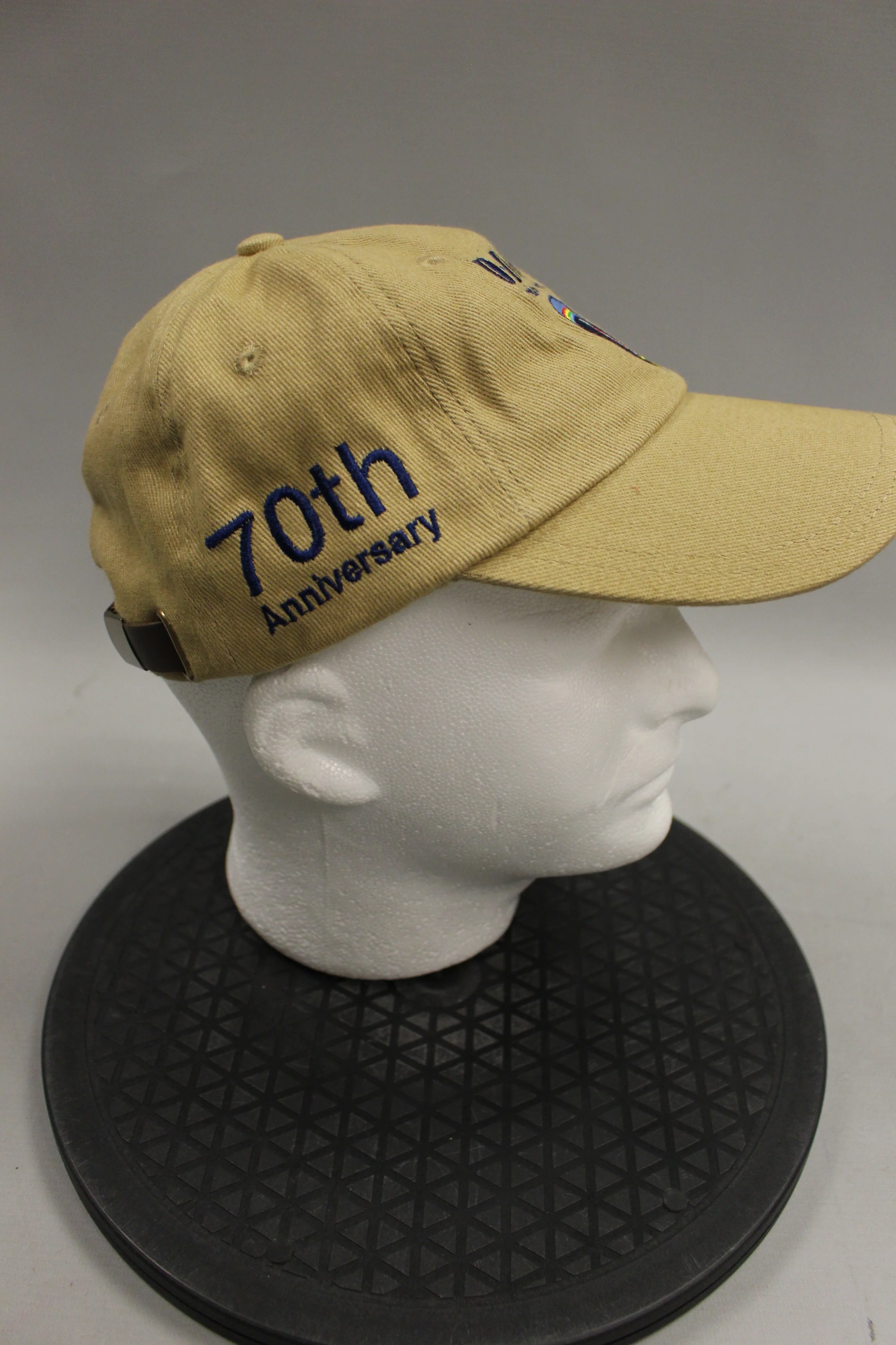 D Day Operation Overlord 70th Anniversary Adjustable Hat -Tan -Used - Image 4