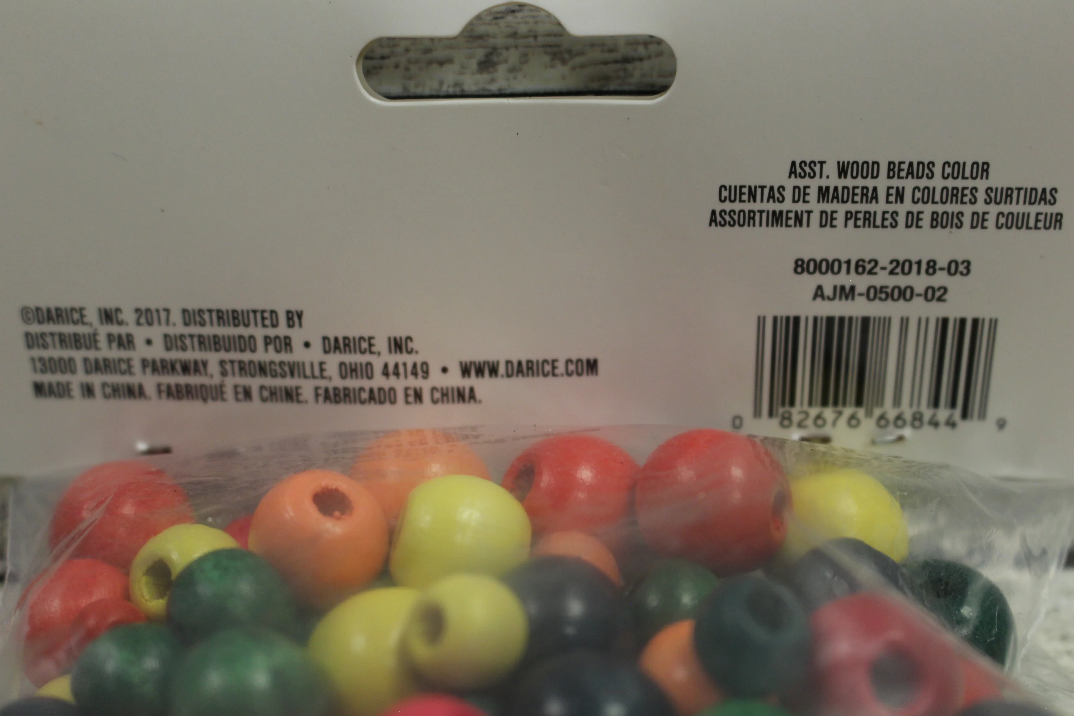 Darice Wood Bead Mix - 2 packs of 150 - New - Image 3