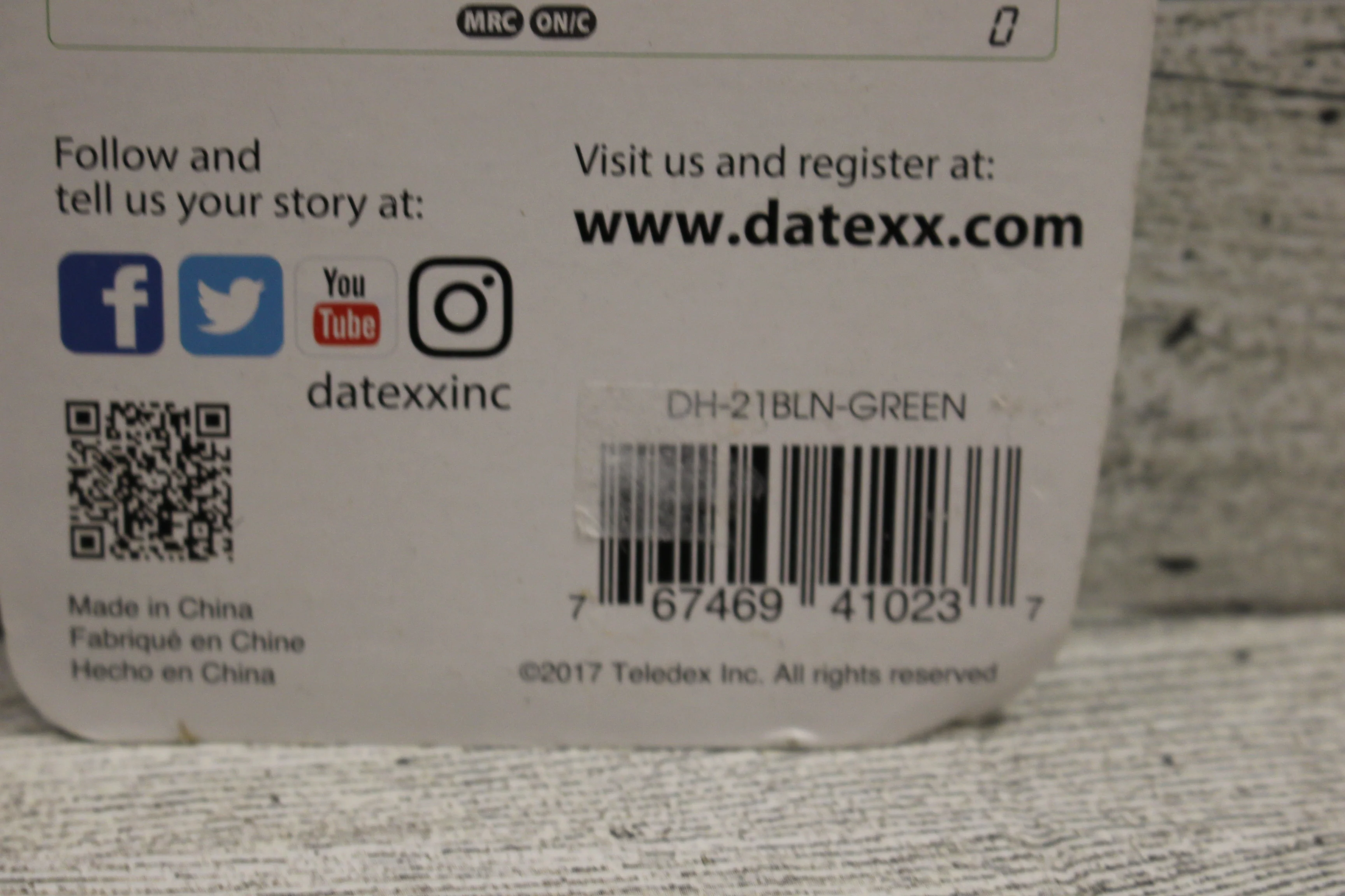 Datexx Calculator Keychain - DH 21 - Green - New - Image 3