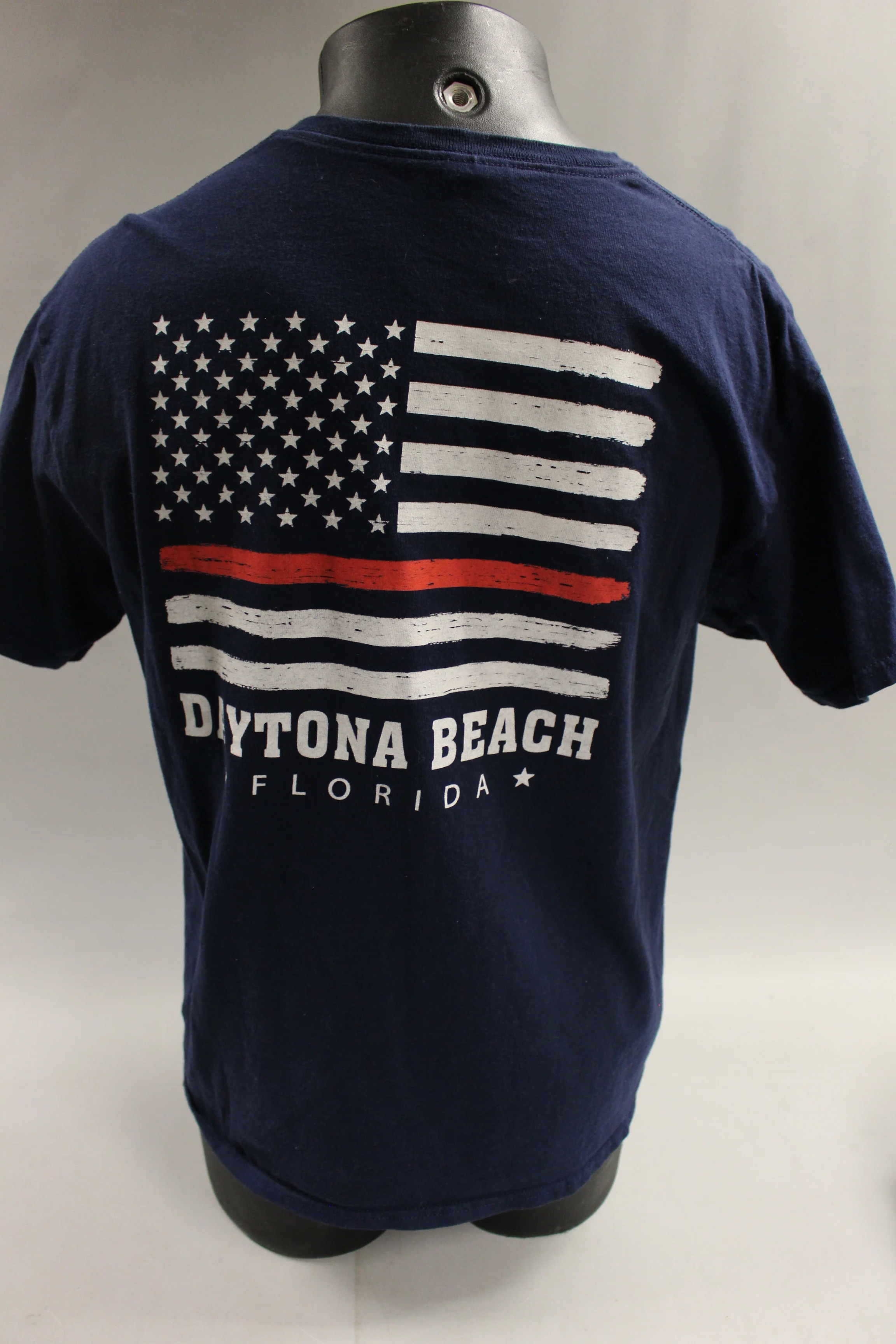 Daytona Beach Florida Fire EMS Men's T Shirt Size Large -Used - Image 2
