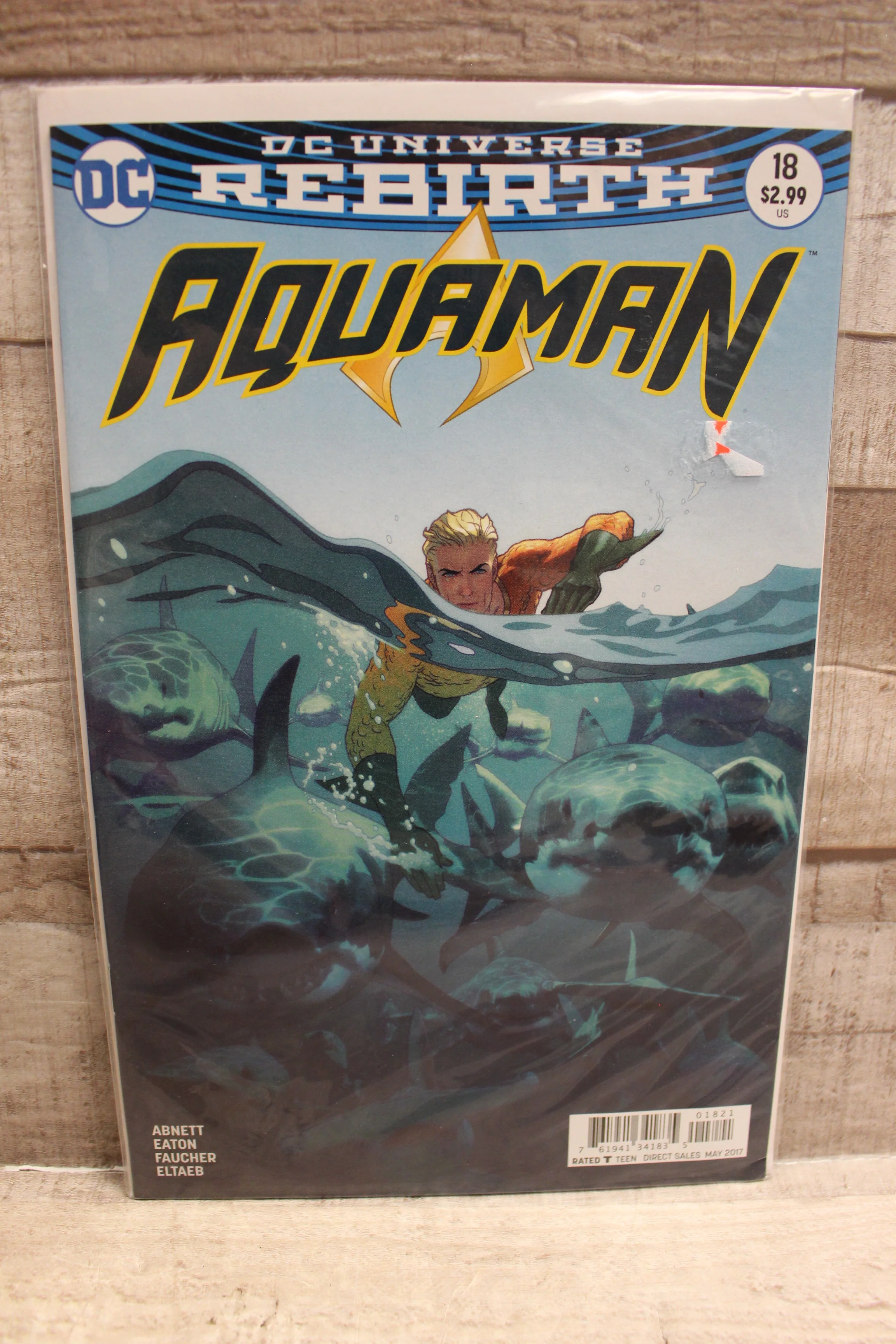 DC Comics Aquaman Rebirth #4 Comic Book -Used