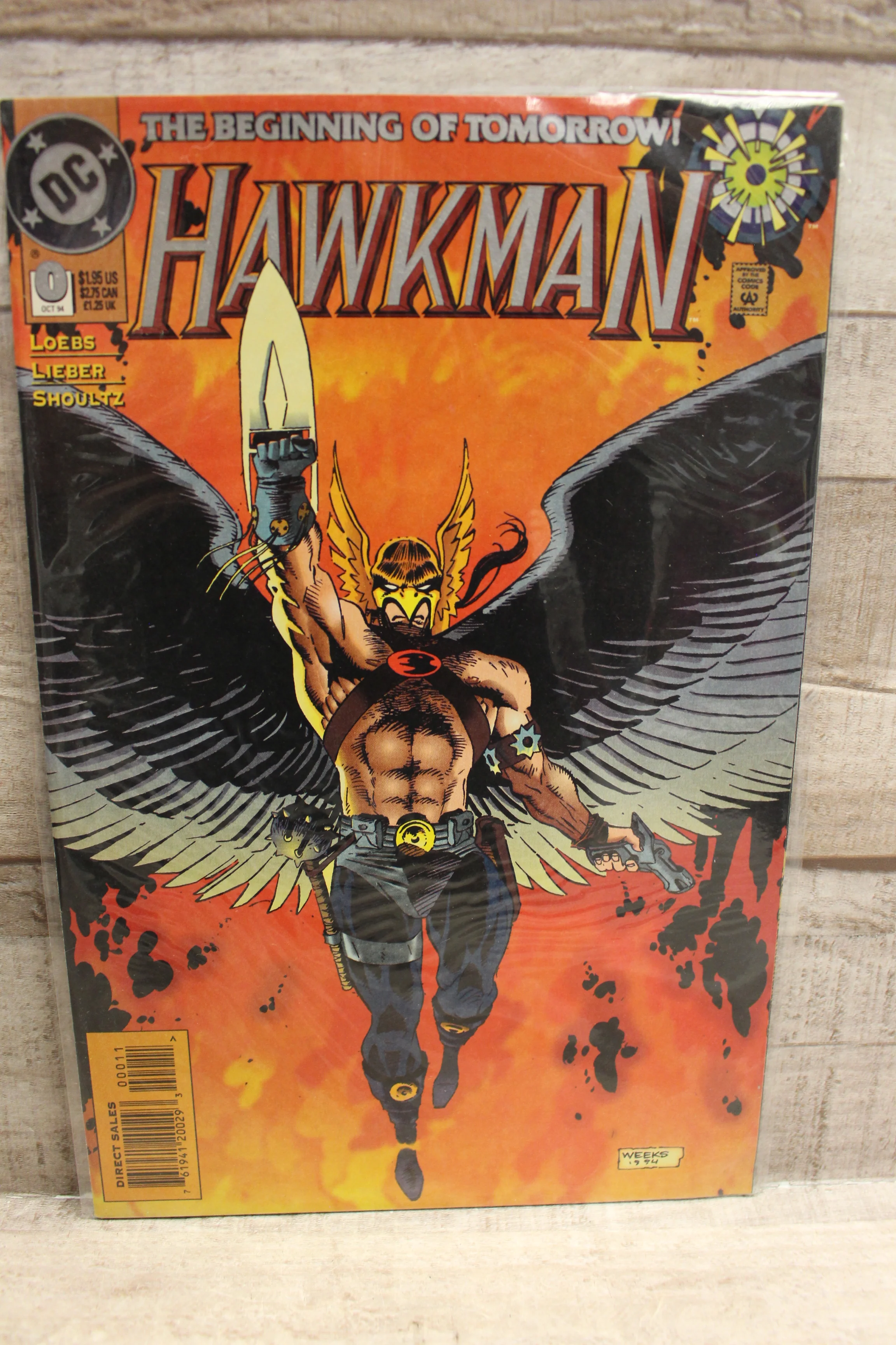 DC Comics Hawkman #0 Zero Hour Crossover Comic Book -Used