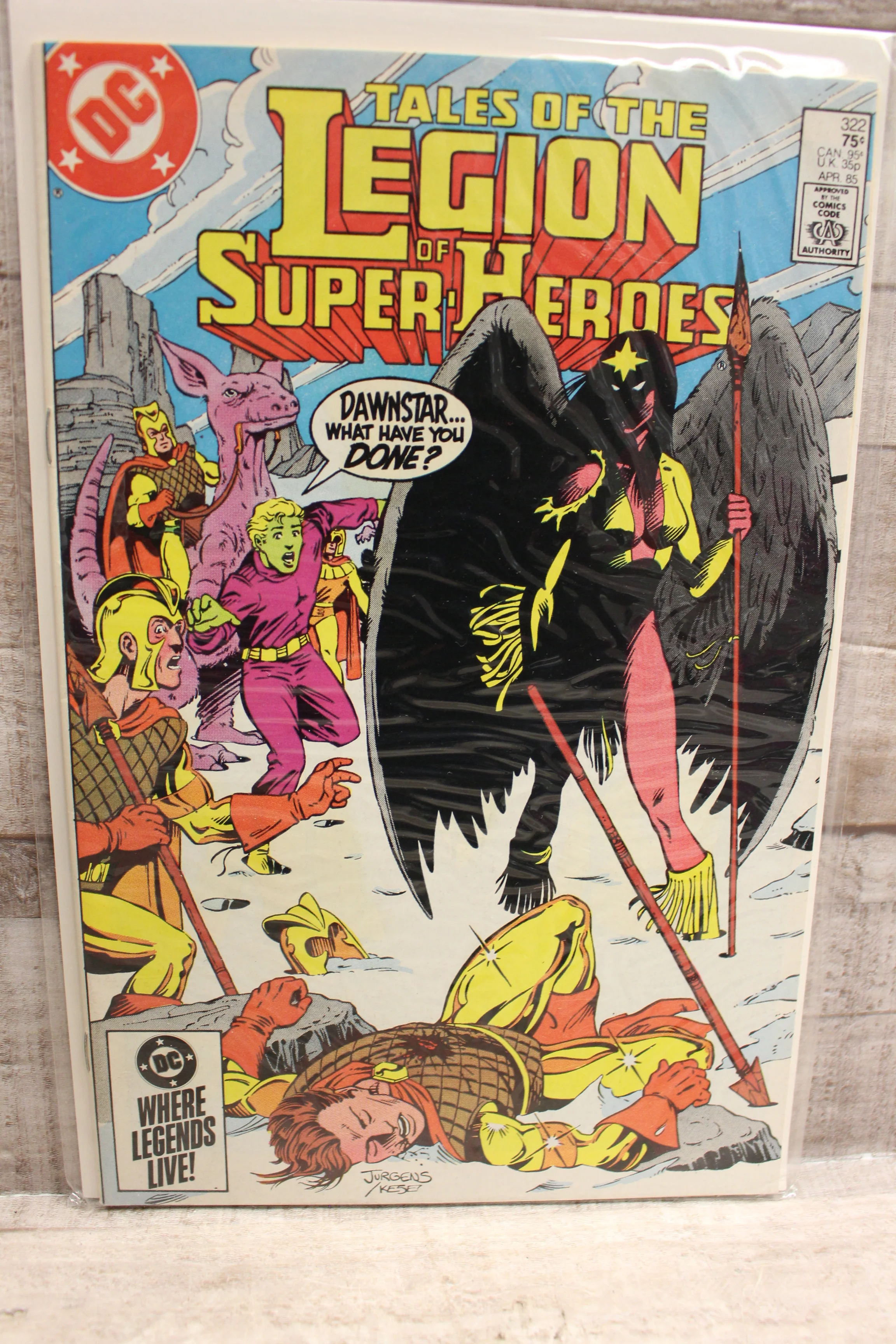 DC Comics Tales of the Legion of Super-Heroes #322 Comic Book -Used