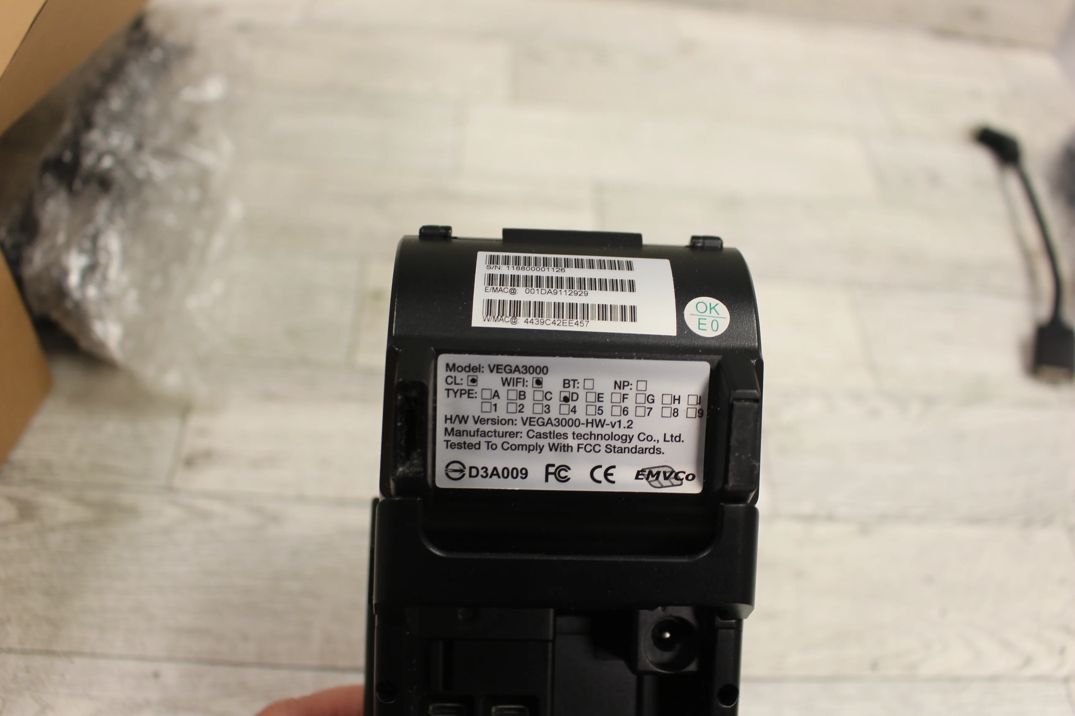 Dejavoo Credit Card Machine Z8 - Model VEGA3000 - Used - Image 3