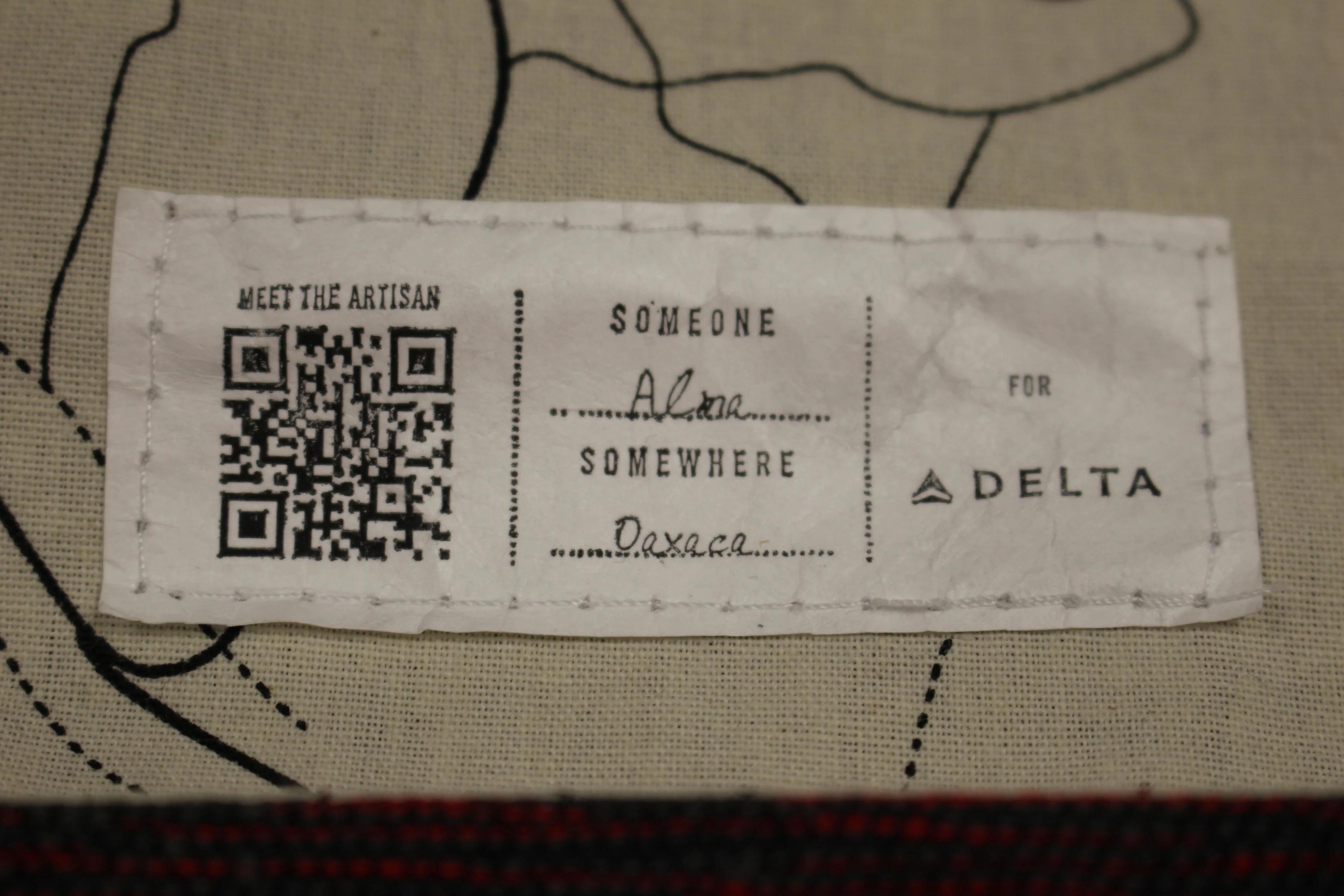 Delta Airlines Amenity Toiletries Bag - Someone Somewhere - Used - Image 5