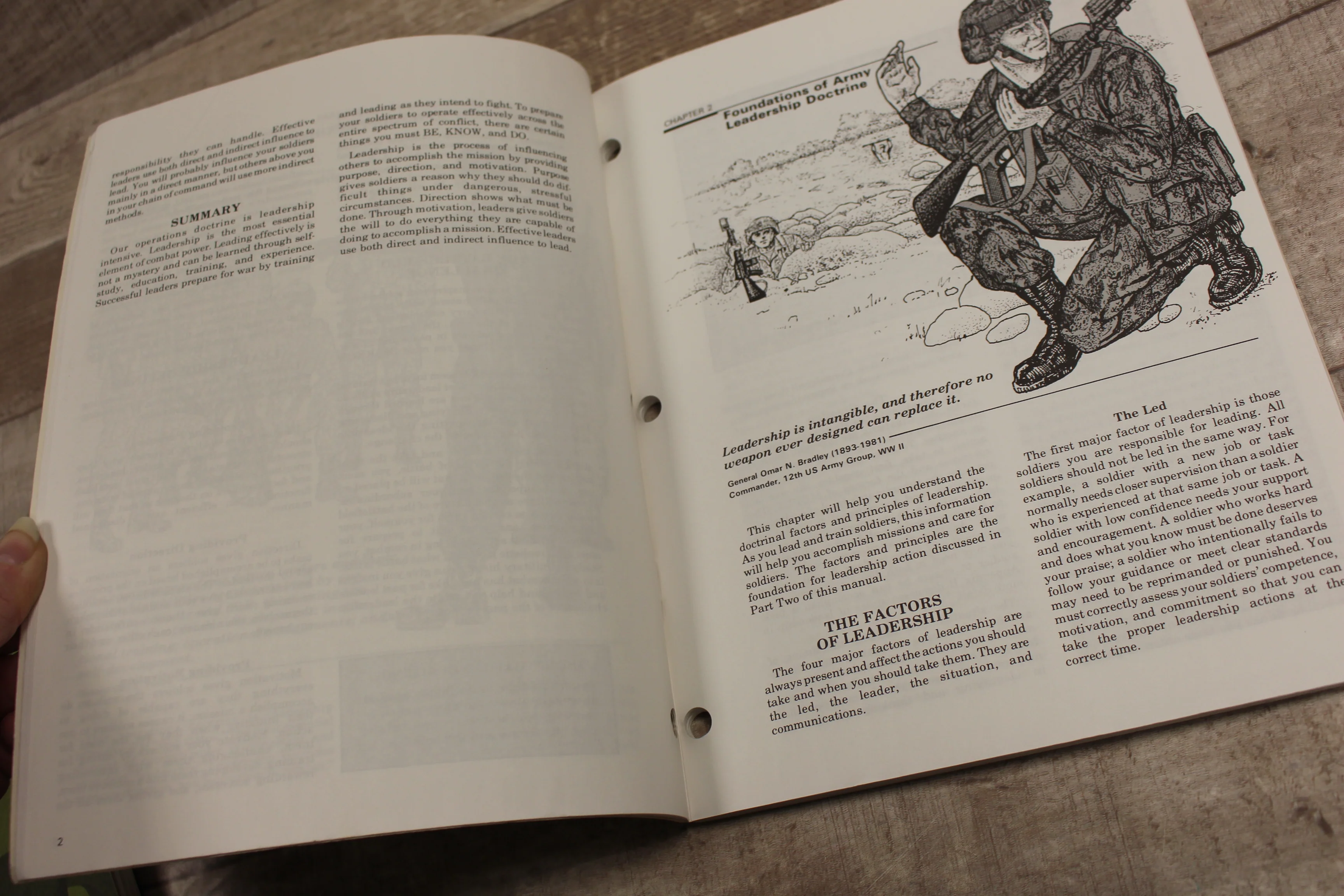 Department Of The Army Military Leadership July 1980 Handbook -Used - Image 3