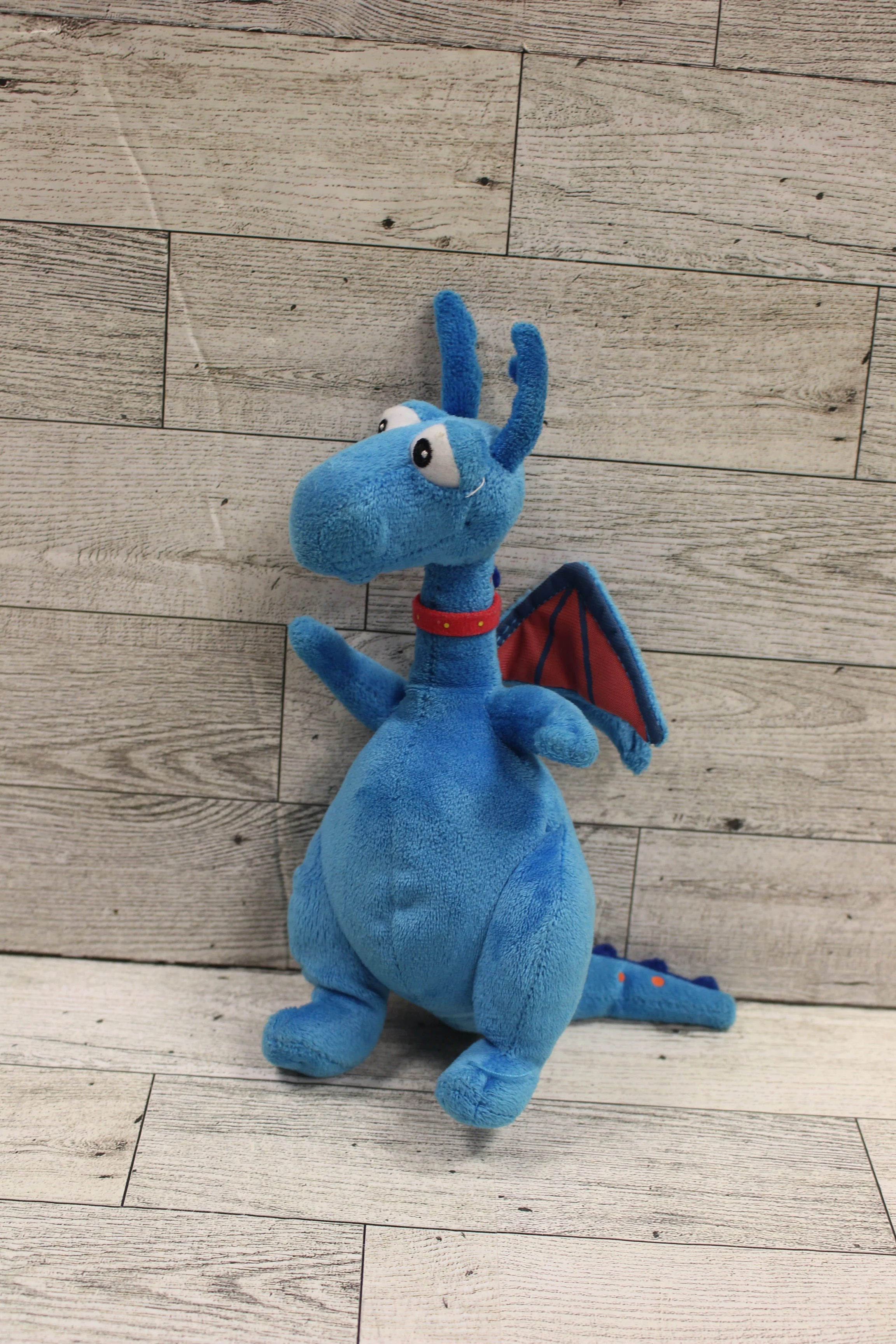 Disney Doc McStuffins Stuffy Blue Dragon - 9" - Used