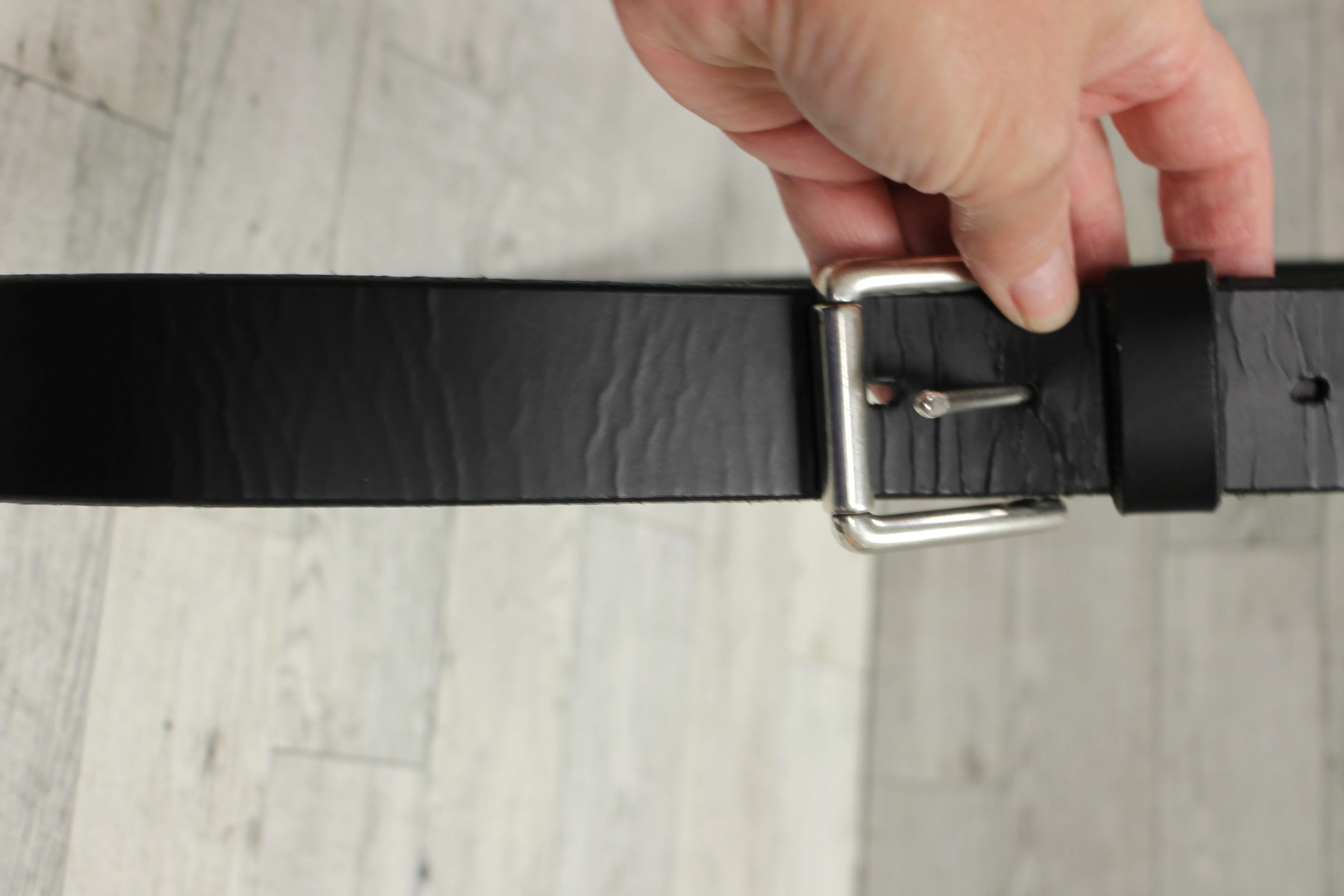Dockers Men's Leather Black Belt - Size: 40 - Used - Image 2