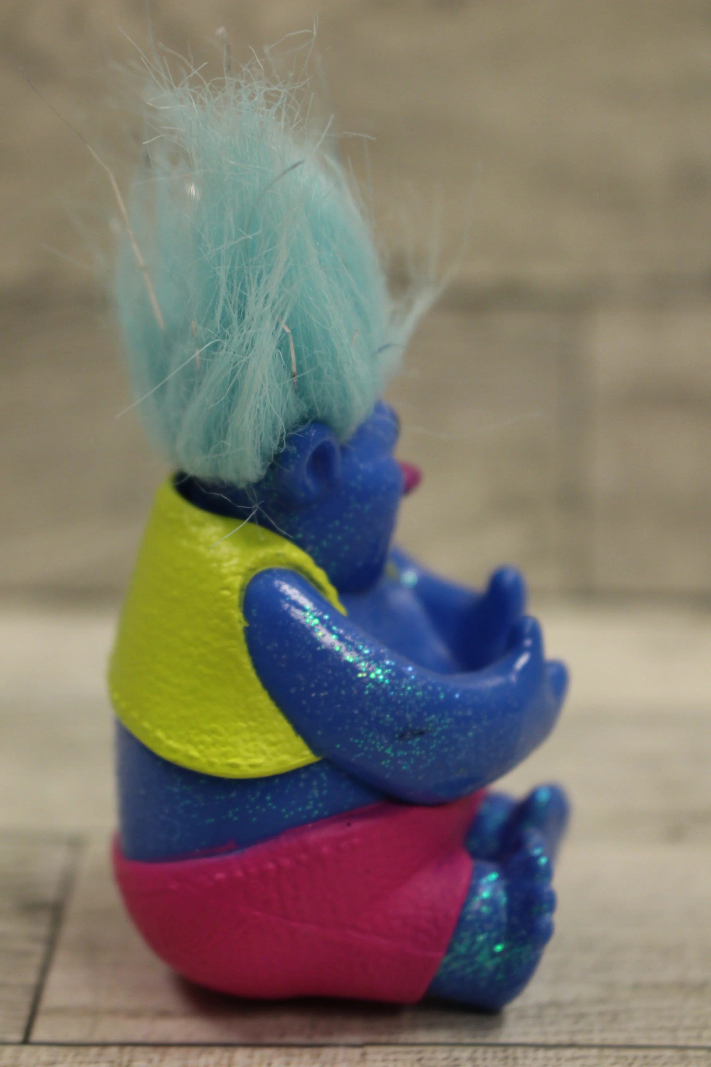 Dreamworks Troll Bling Bag Series 6 Biggie Mini Figure - The Trolls Movie - Used - Image 3