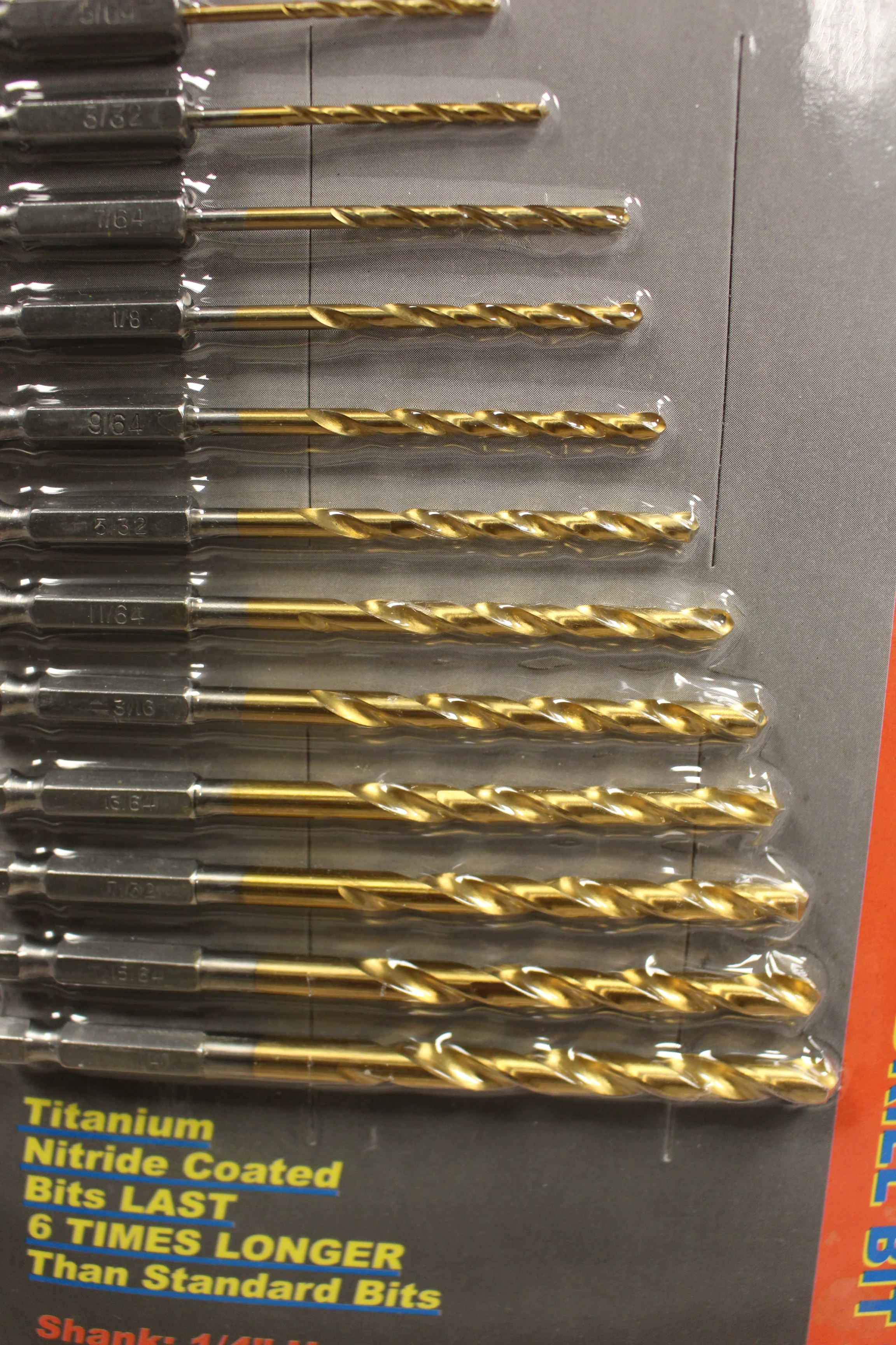 Drill Master 13-Piece Titanium Nitride Coated Drill Bit Set -New - Image 2