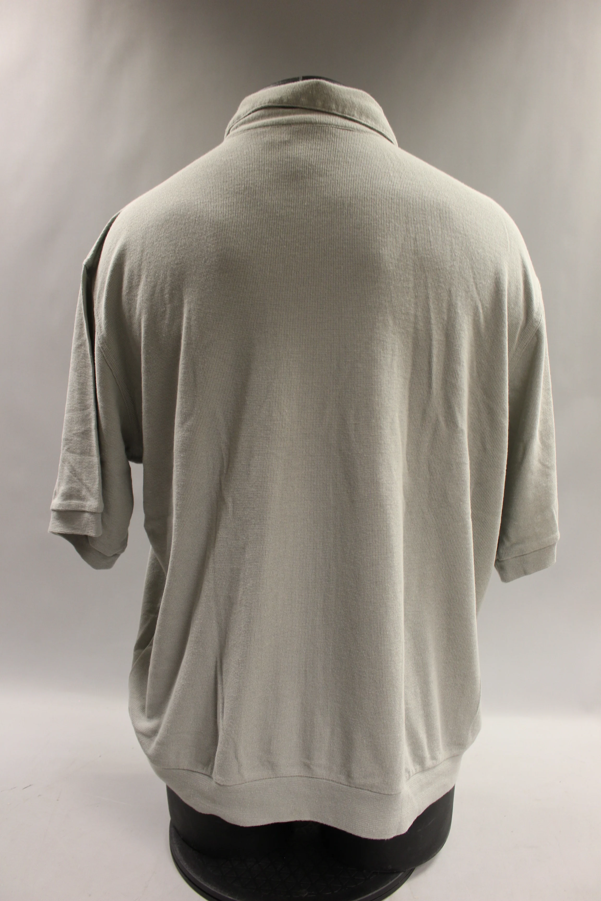 Duke Haband Men's Zip Up Vest Shirt With Pockets Size Large -Grey-Used - Image 2